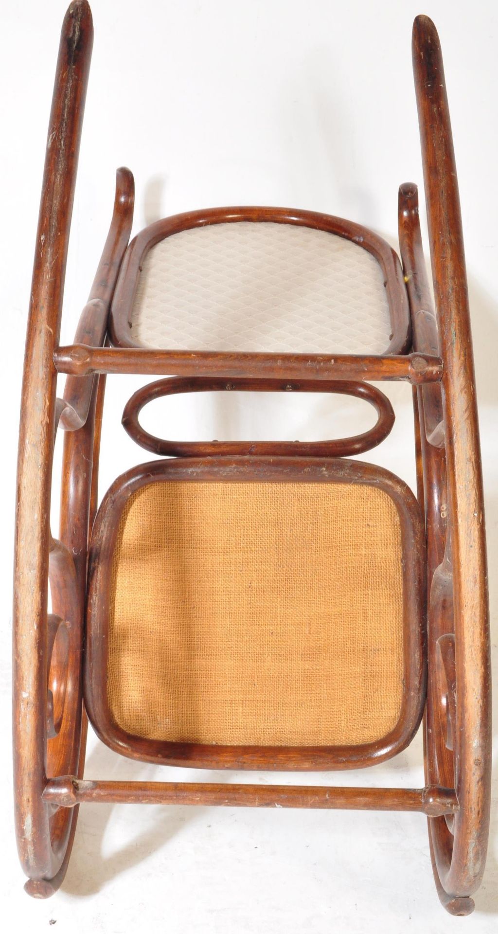 EARLY 20TH CENTURY BENTWOOD & CANE ROCKING CHAIR - Image 3 of 3