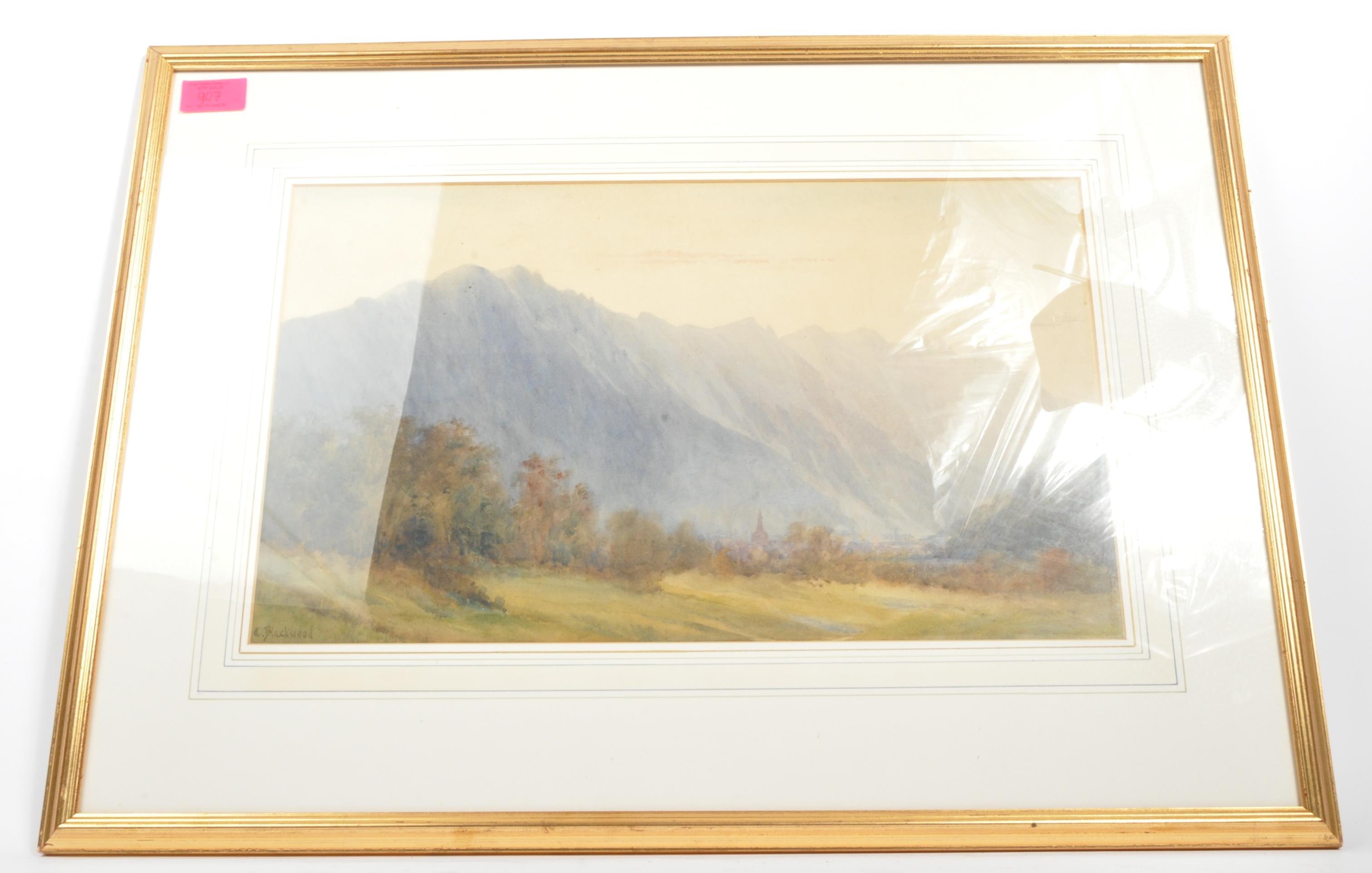 C. BLACKWOOD - LANDSCAPE WATER COLOUR PAINTING - Image 5 of 6