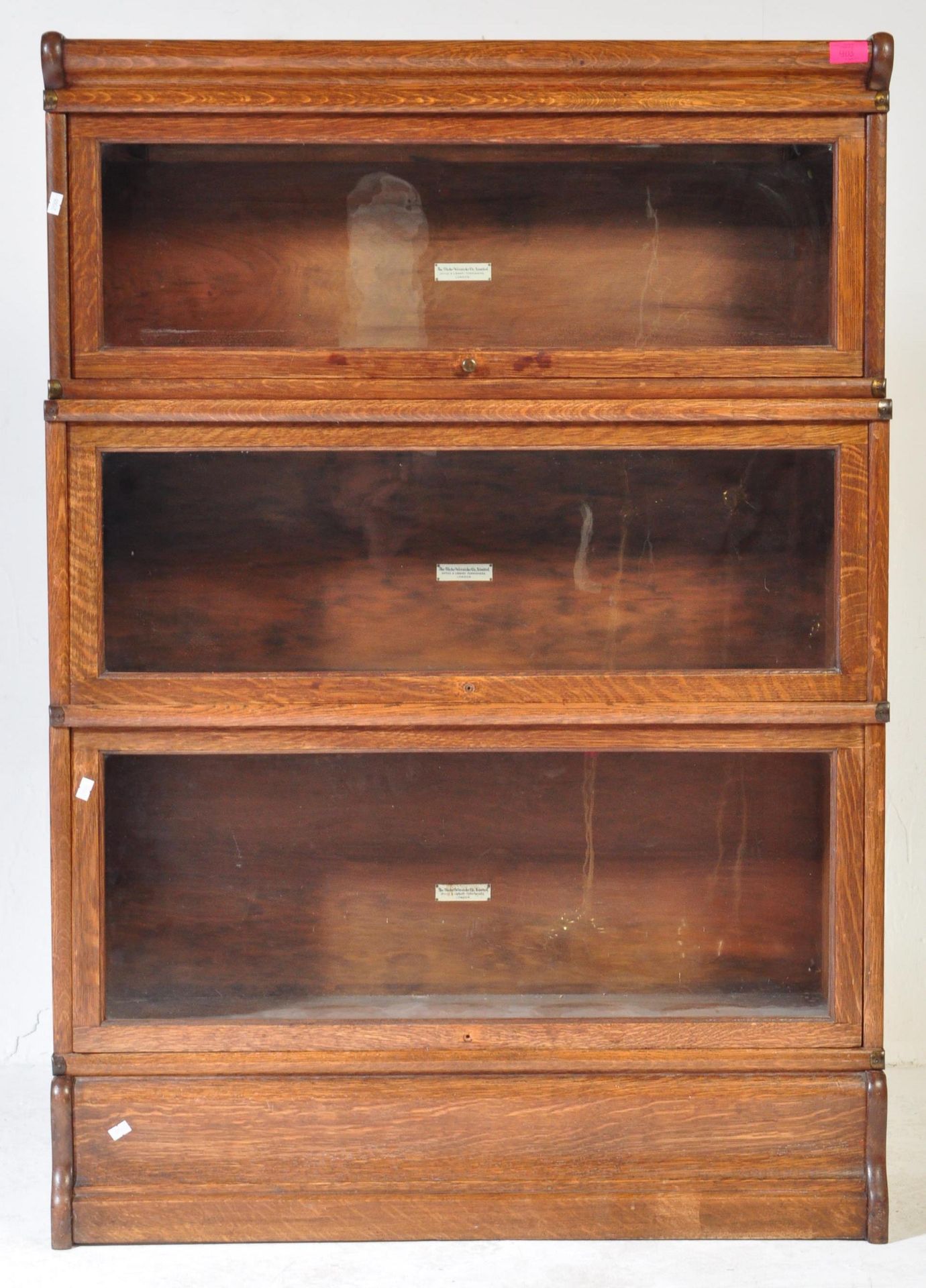 GLOBE WERNICKE - EARLY 20TH CENTURY LAWYERS BOOKCASE