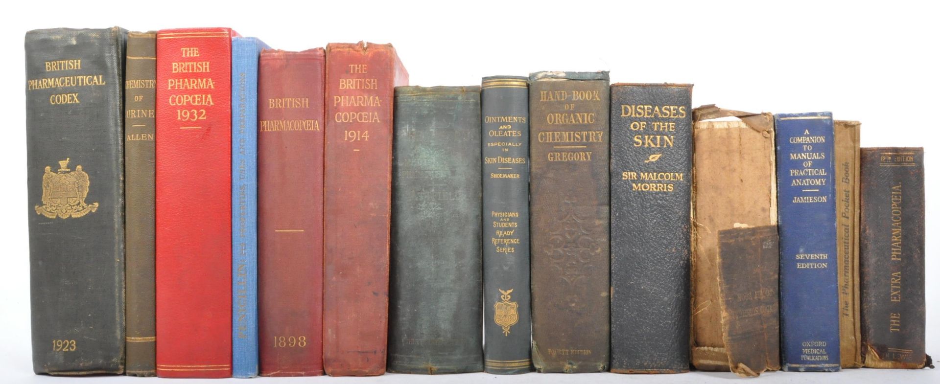 19TH CENTURY & LATER MEDICAL PHARMACEUTICAL BOOKS