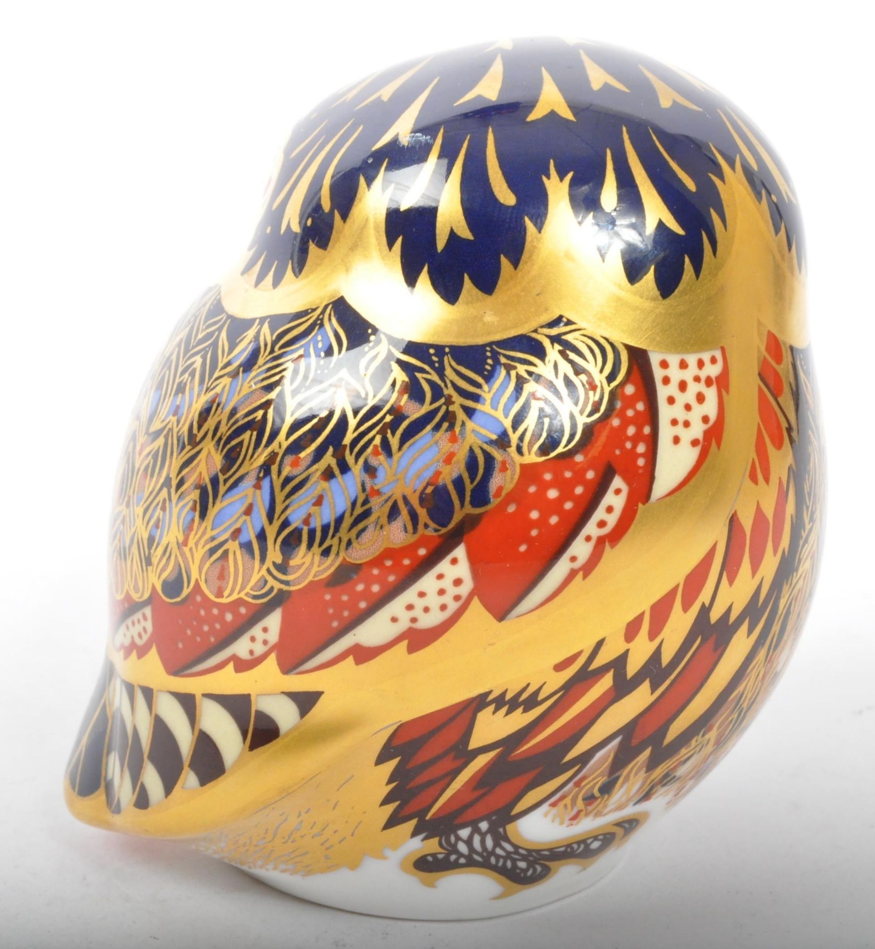 ROYAL CROWN DERBY BONE CHINA OWL PAPERWEIGHT - Image 4 of 5