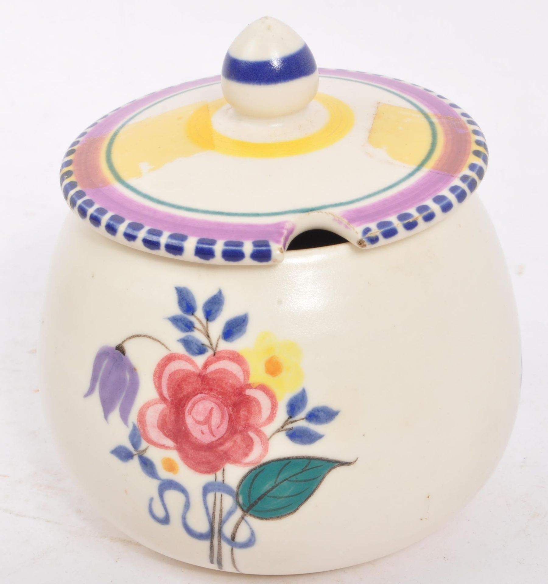 POOLE POTTERY - TRUDA CARTER DESIGNS - THREE VINTAGE LIDDED POTS - Image 2 of 7