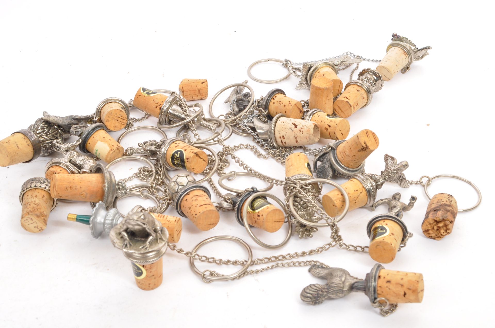 COLLECTION OF 20TH CENTURY CORK & ,METAL BOTTLE STOPS - Image 4 of 5