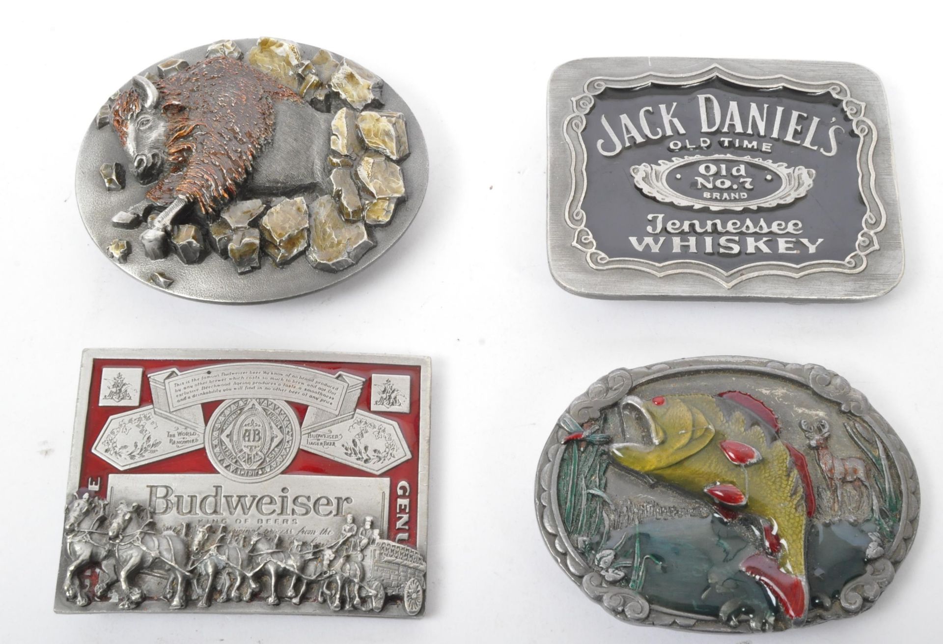 COLLECTION OF VINTAGE 20TH CENTURY AMERICAN BELT BUCKLES