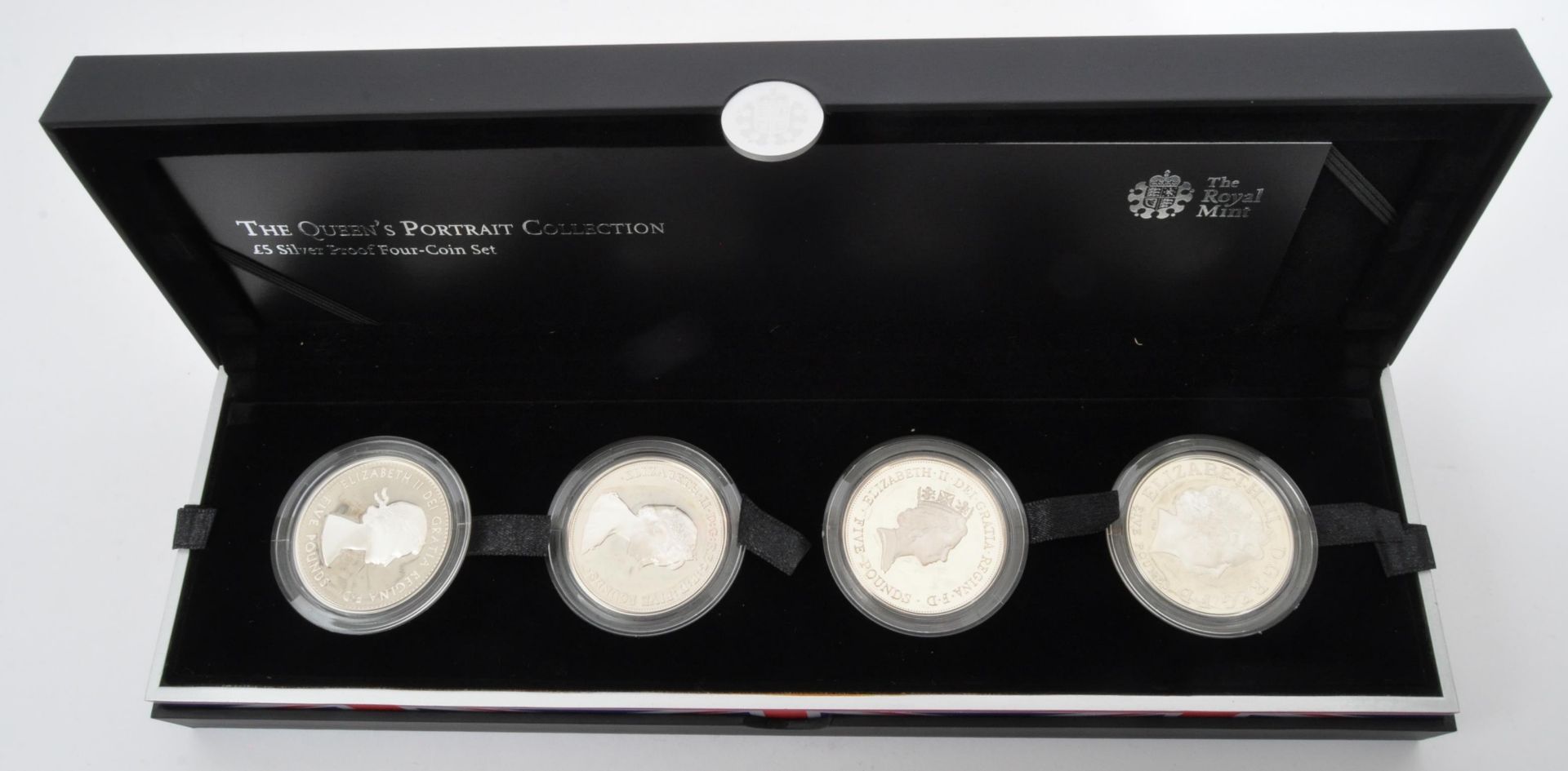 THE ROYAL MINT - 925 SILVER PROOF COIN SET - £5 PORTRAITS - Image 3 of 5