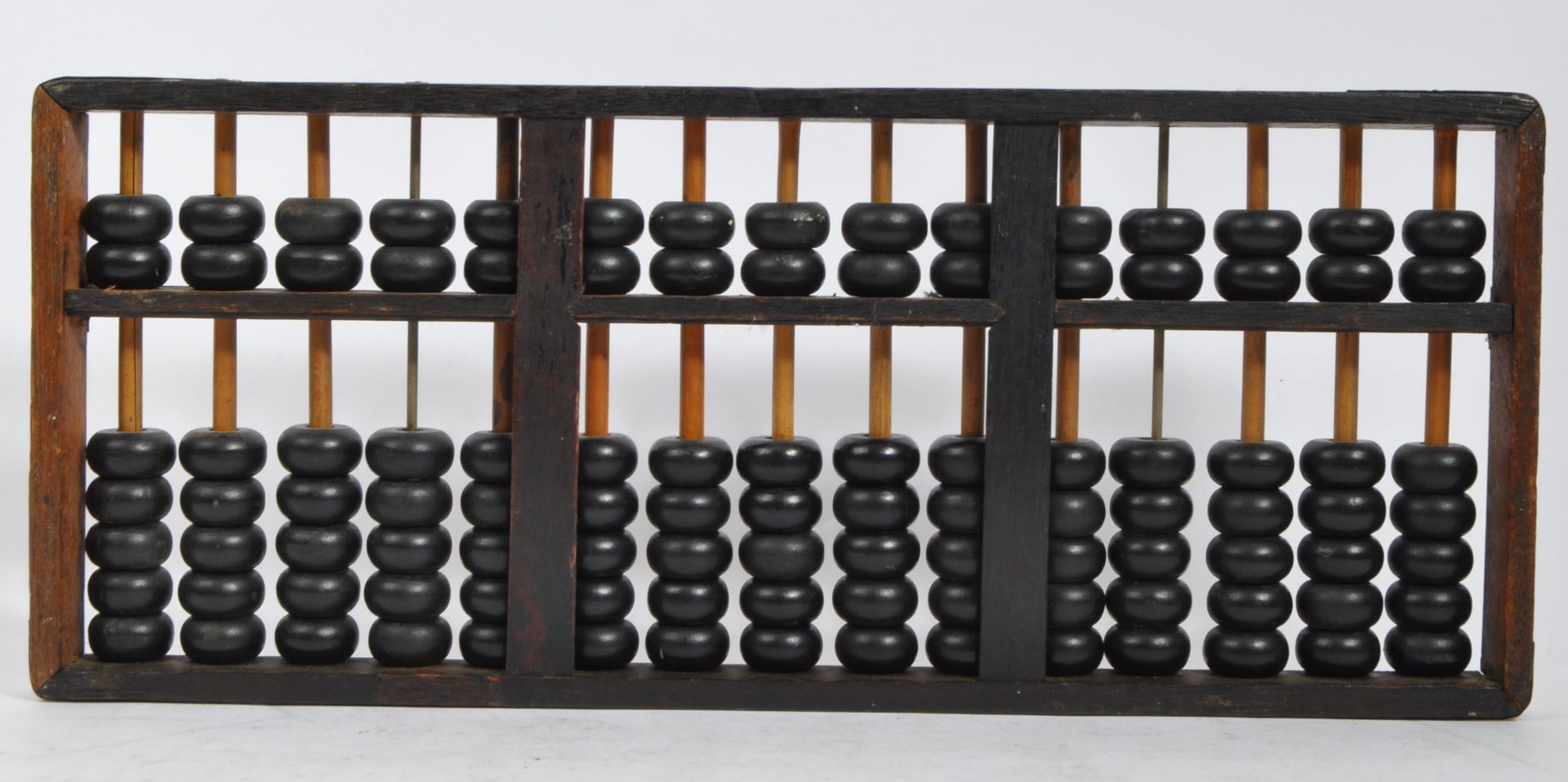 1920S CHINESE WOODEN ABACUS SUAN-PAN CALCULATOR - Bild 4 aus 5