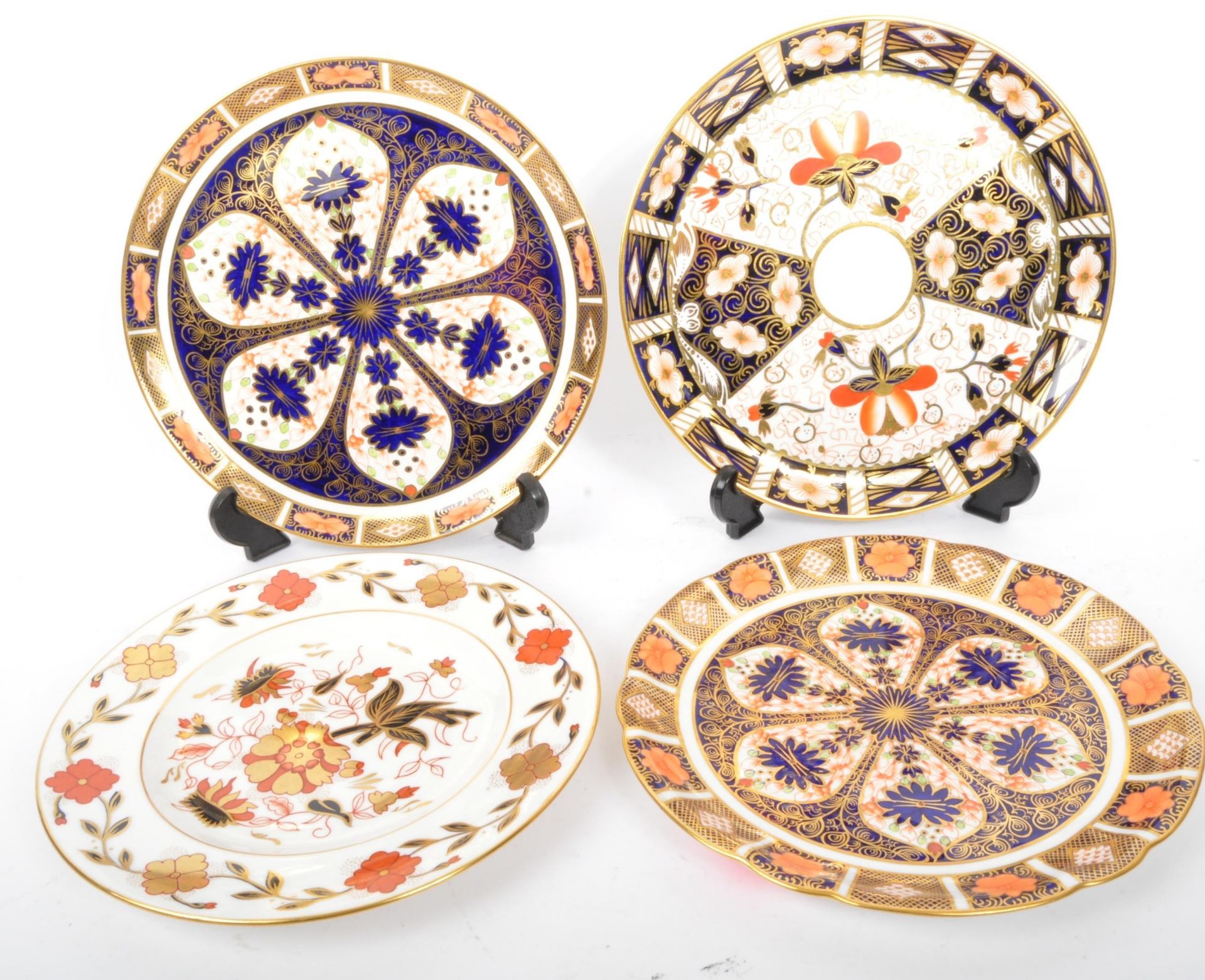 ROYAL CROWN DERBY - COLLECTION OF FOUR DISPLAY PLATES