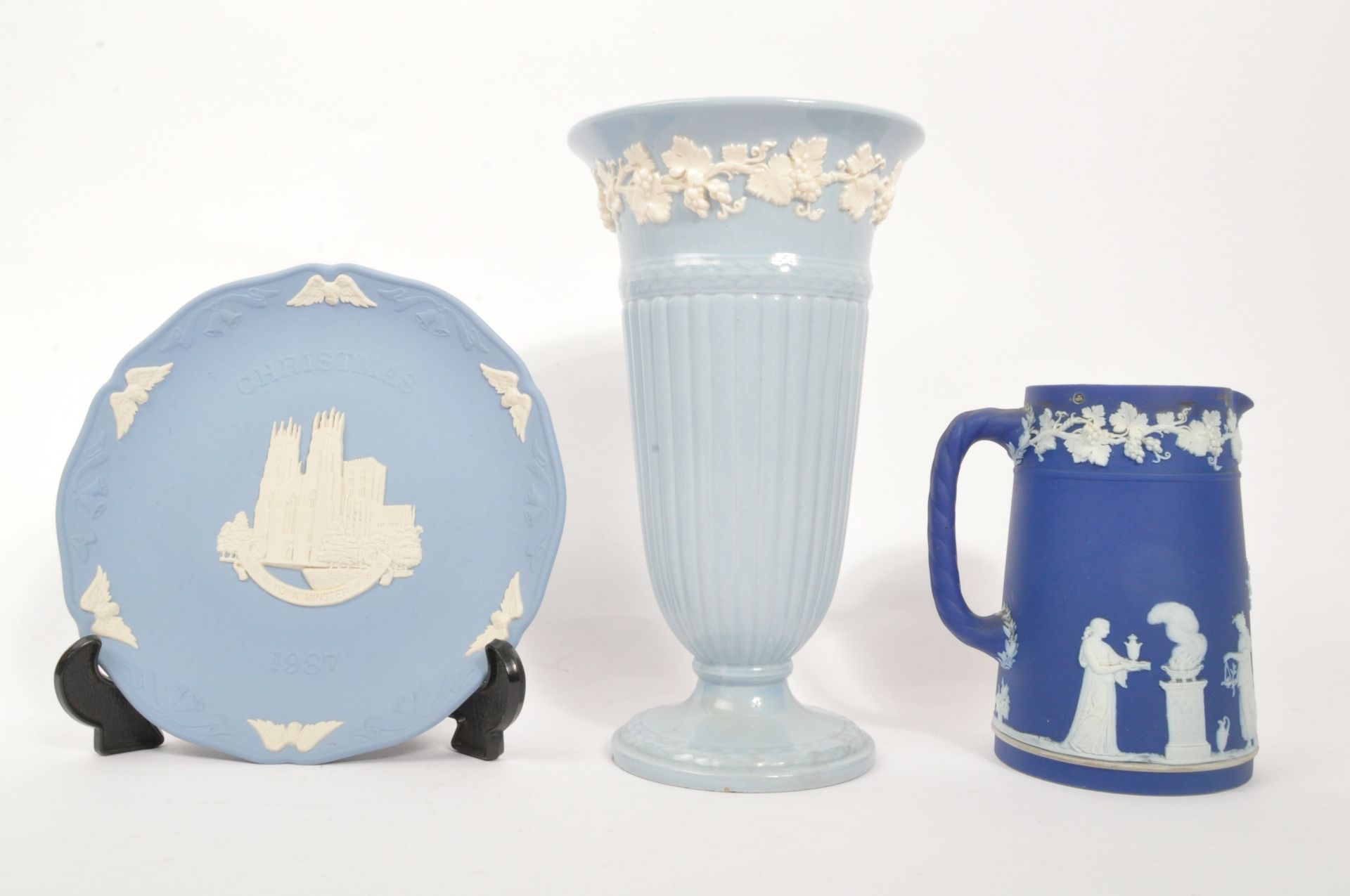 COLLECTION OF VINTAGE ADAMS WEDGWOOD JASPERWARE - Bild 2 aus 5