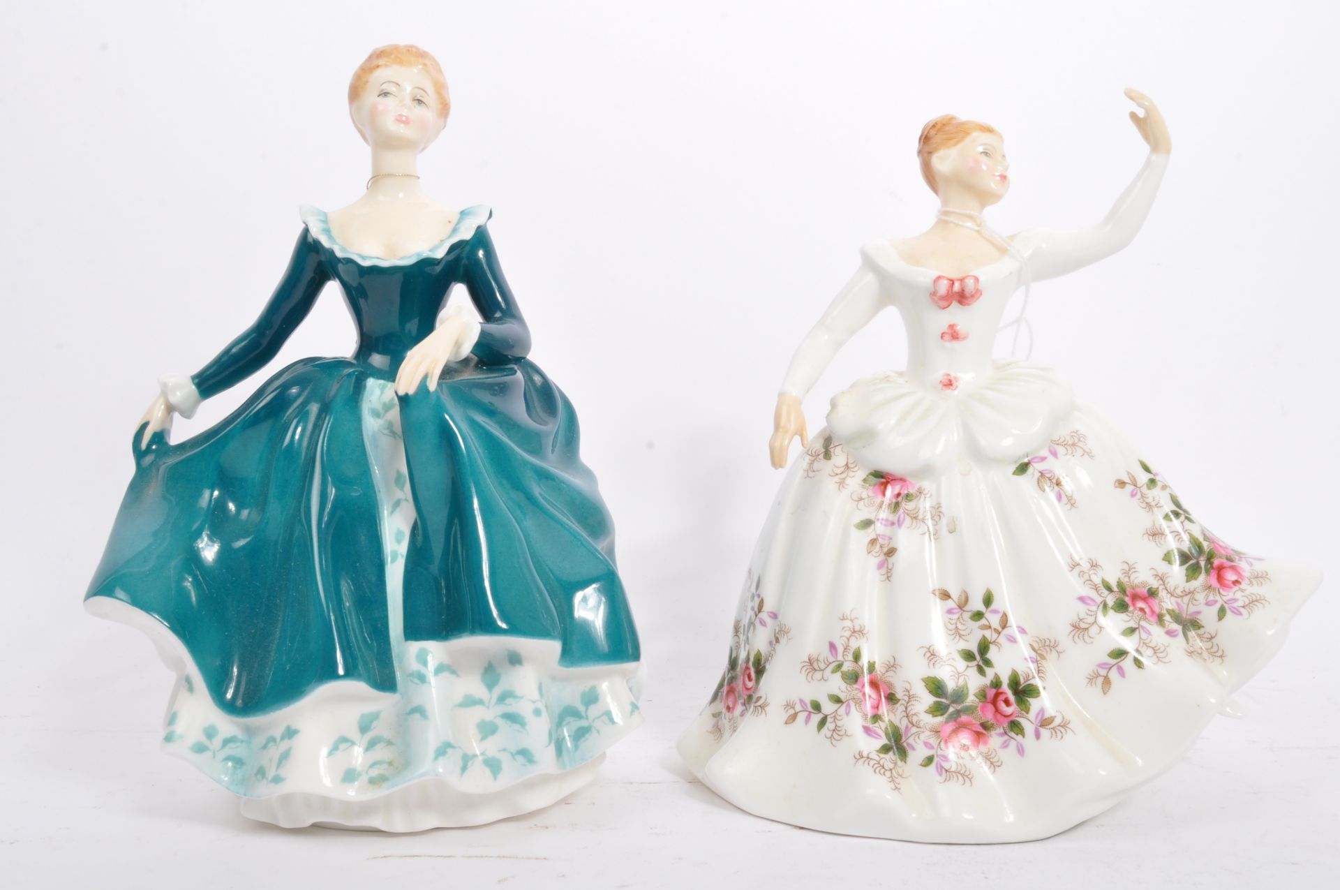 ASSORTMENT OF VINTAGE ENGLISH & SPANISH BONE CHINA FIGURES - Image 4 of 5