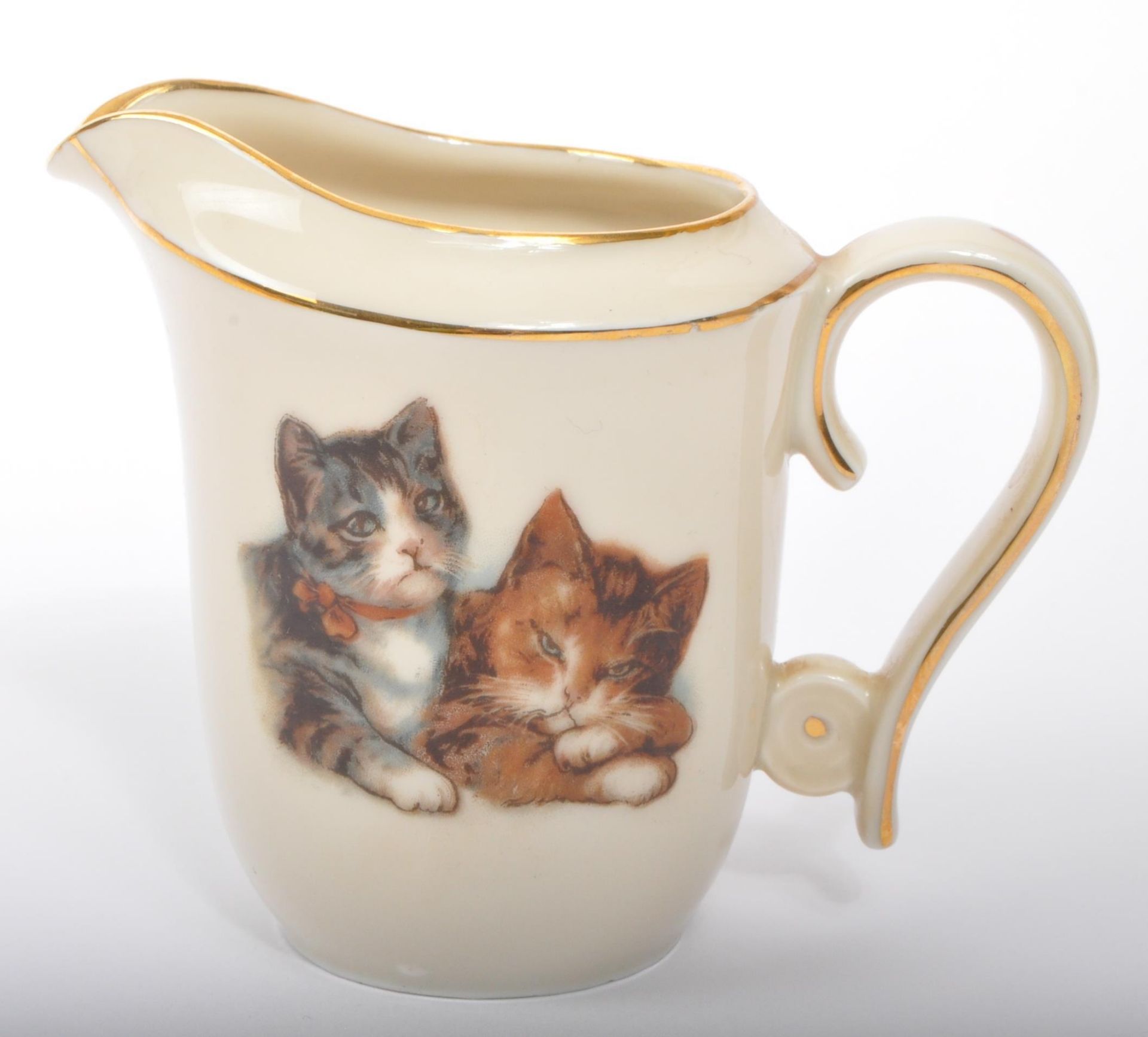 VINTAGE 20TH CENTURY BONE CHINA CAT TEA SERVICE - Image 4 of 5