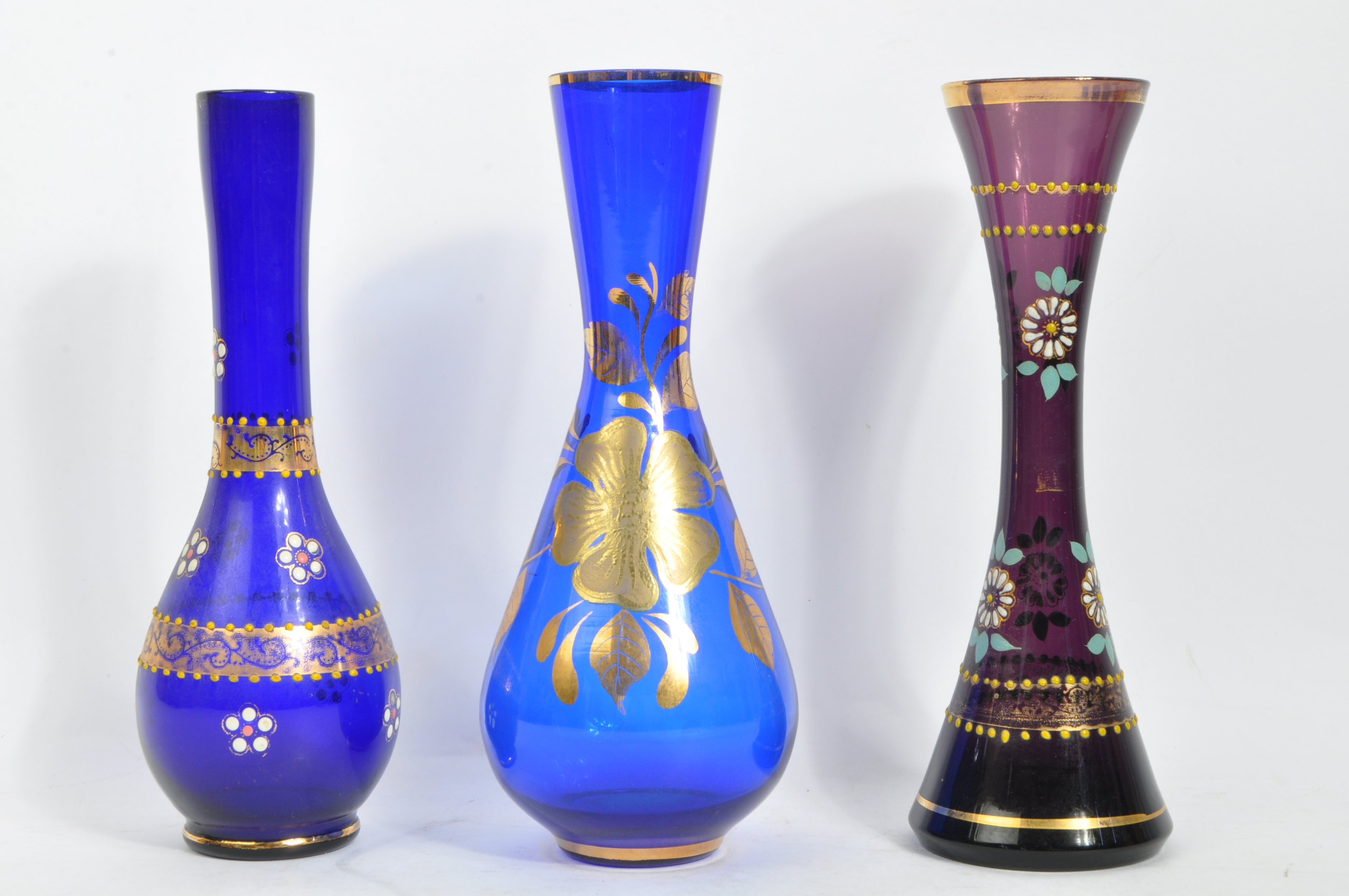 COLLECTION OF VINTAGE 20TH BLUE GLASS & LATER - Image 5 of 7