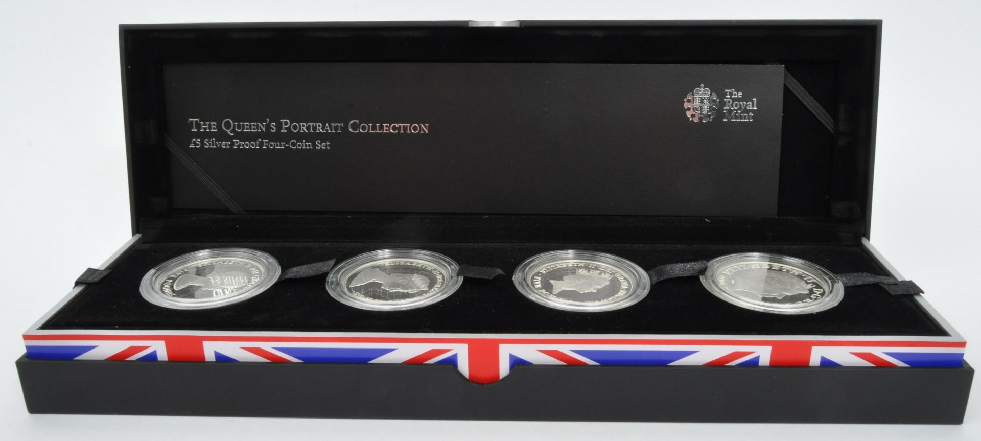 THE ROYAL MINT - 925 SILVER PROOF COIN SET - £5 PORTRAITS - Image 2 of 5