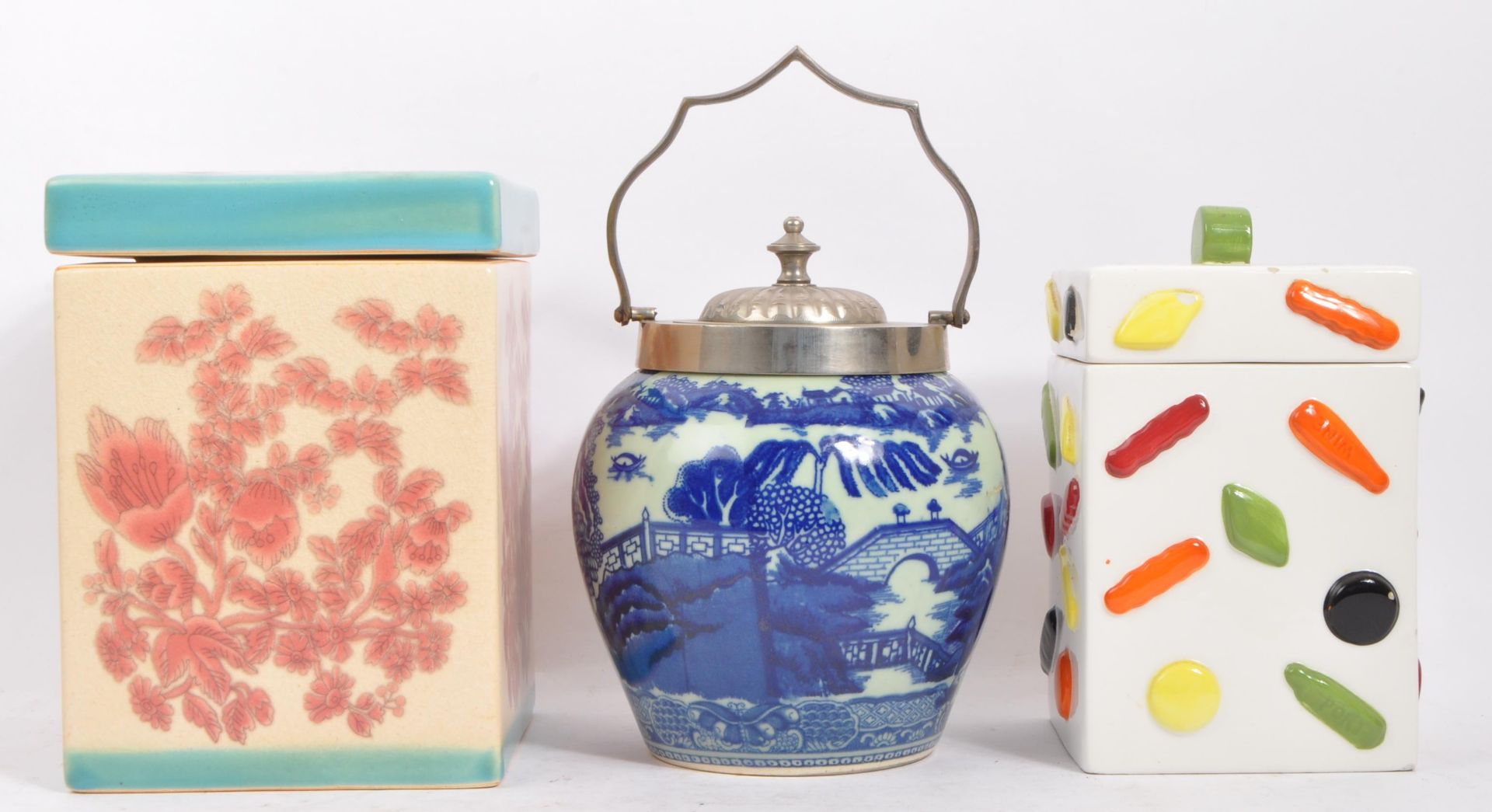 COLLECTION OF VINTAGE 20TH CENTURY CHINA CONTAINERS