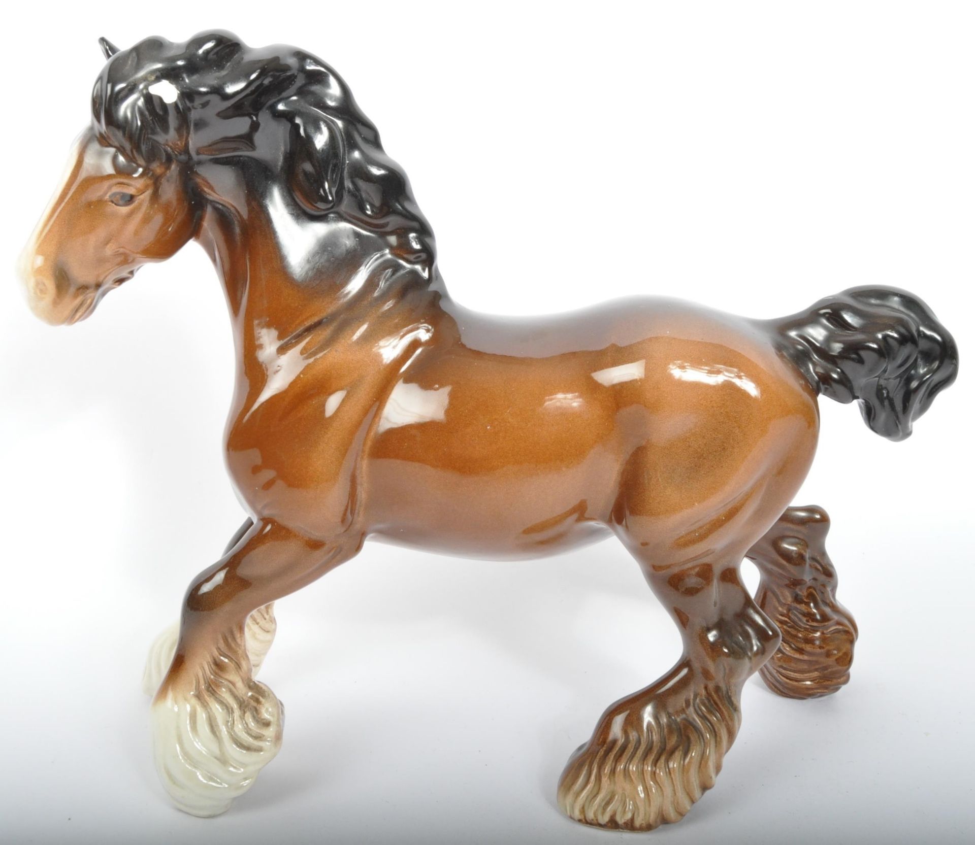 VINTAGE BESWICK & SYLVAC HORSE & DOG FIGURES - Image 5 of 7