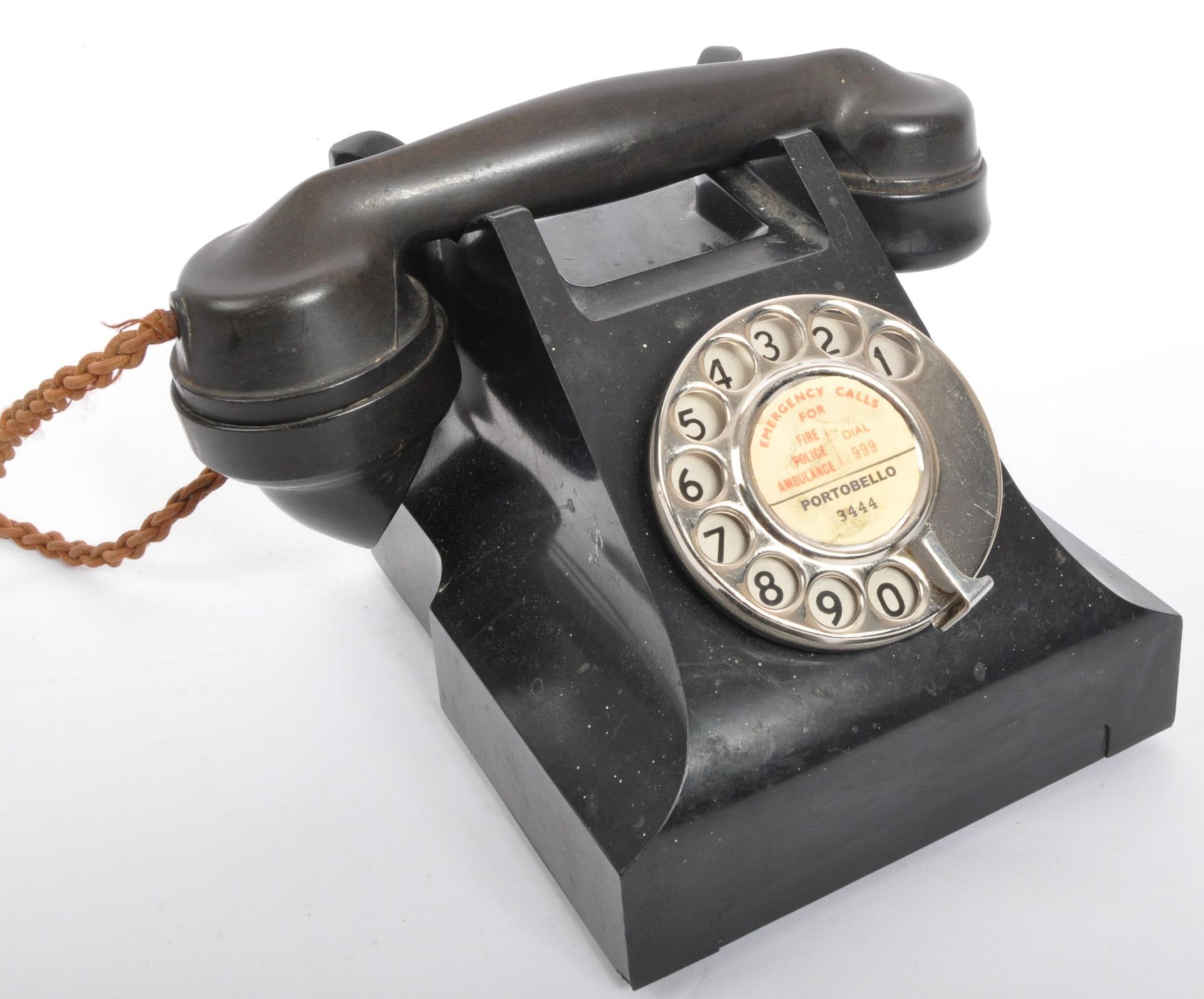 VINTAGE MID 20TH CENTURY BAKELITE 300 TYPE TELEPHONE