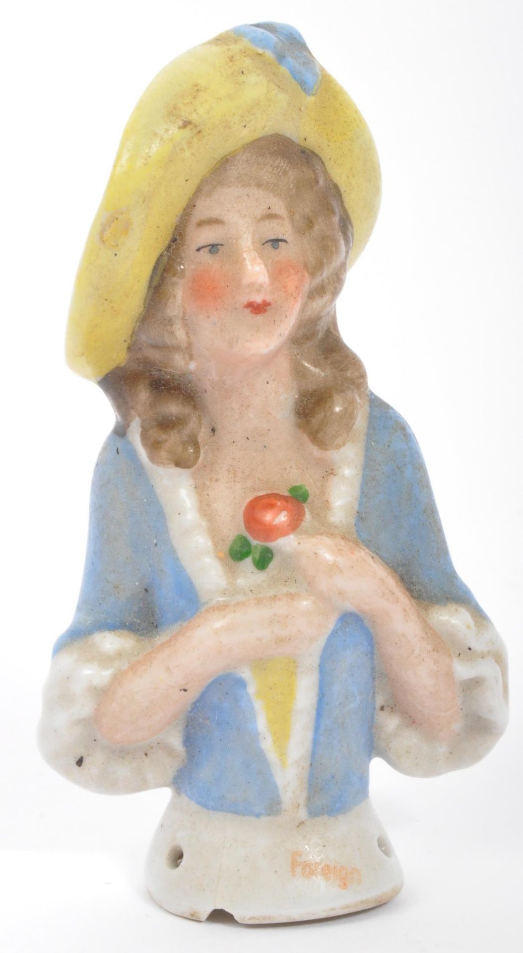 ROYAL DOULTON FIGURINE & CONTINENTAL BISQUE FIGURE HEADS - Image 4 of 9