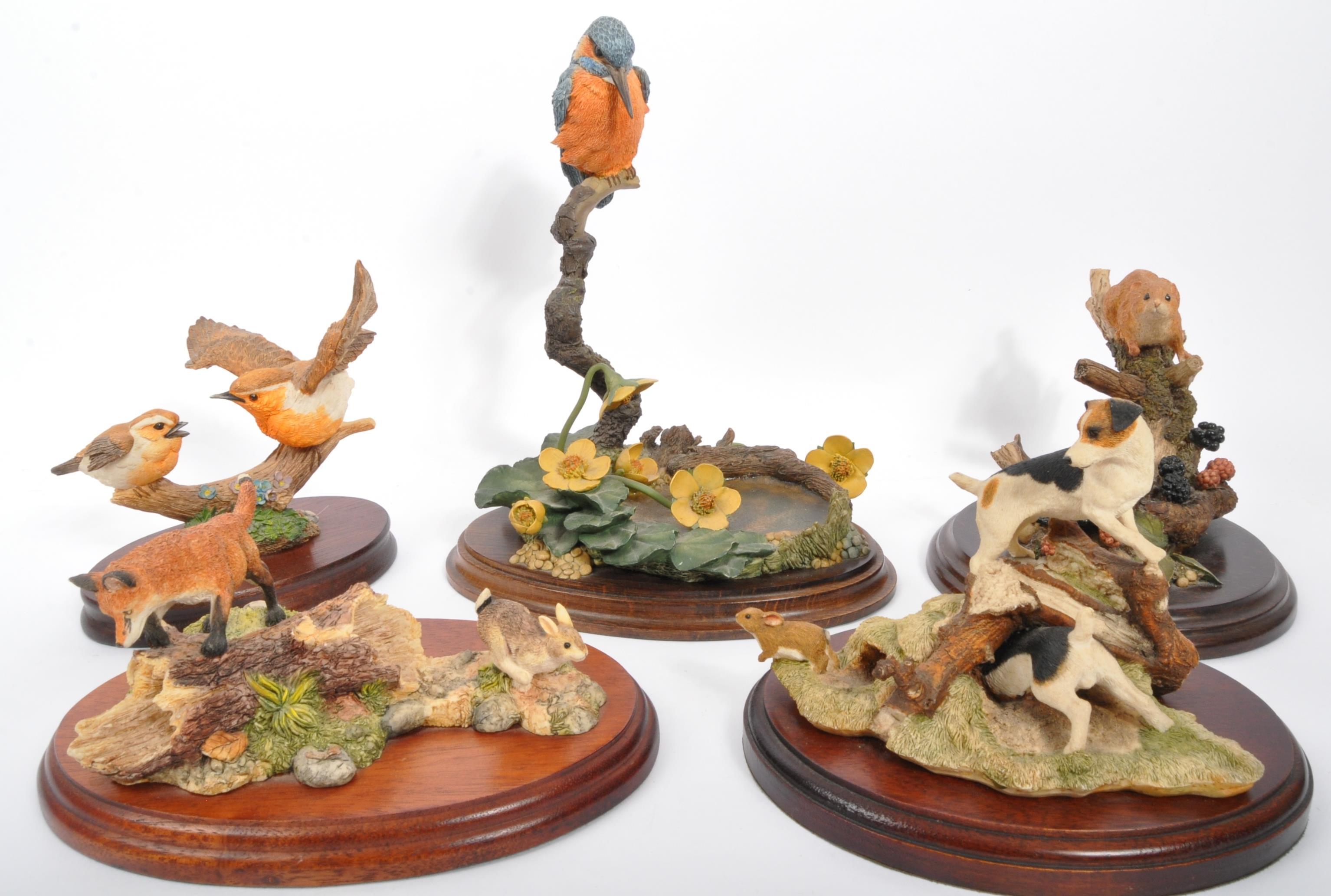 ASSORTMENT OF VINTAGE RESI COUNTRY ARTISTS ANIMAL FIGURES