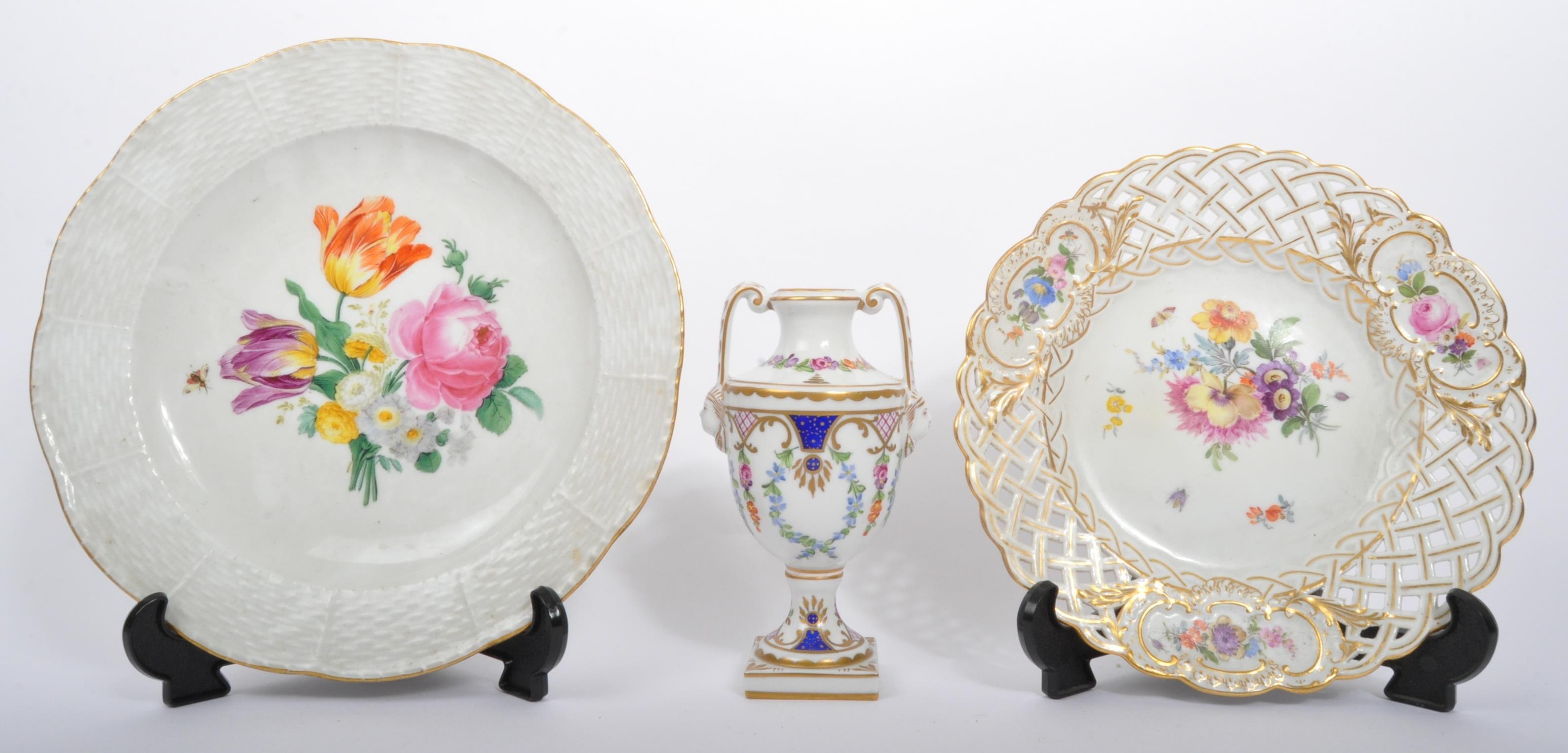 COLLECTION OF 19TH CENTURY & LATER MEISSEN PORCELAIN ITEMS - Image 5 of 6