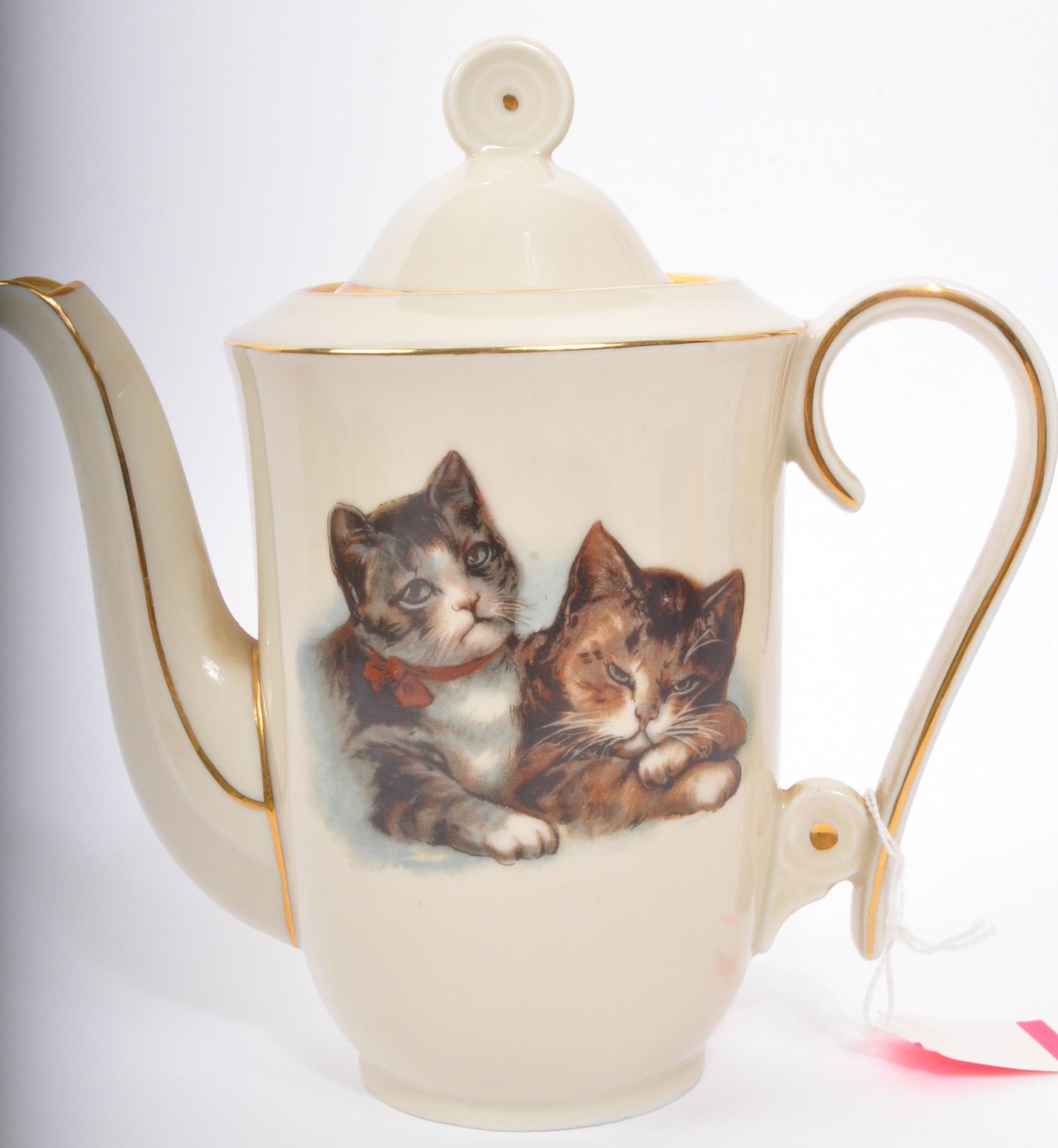 VINTAGE 20TH CENTURY BONE CHINA CAT TEA SERVICE - Bild 3 aus 5