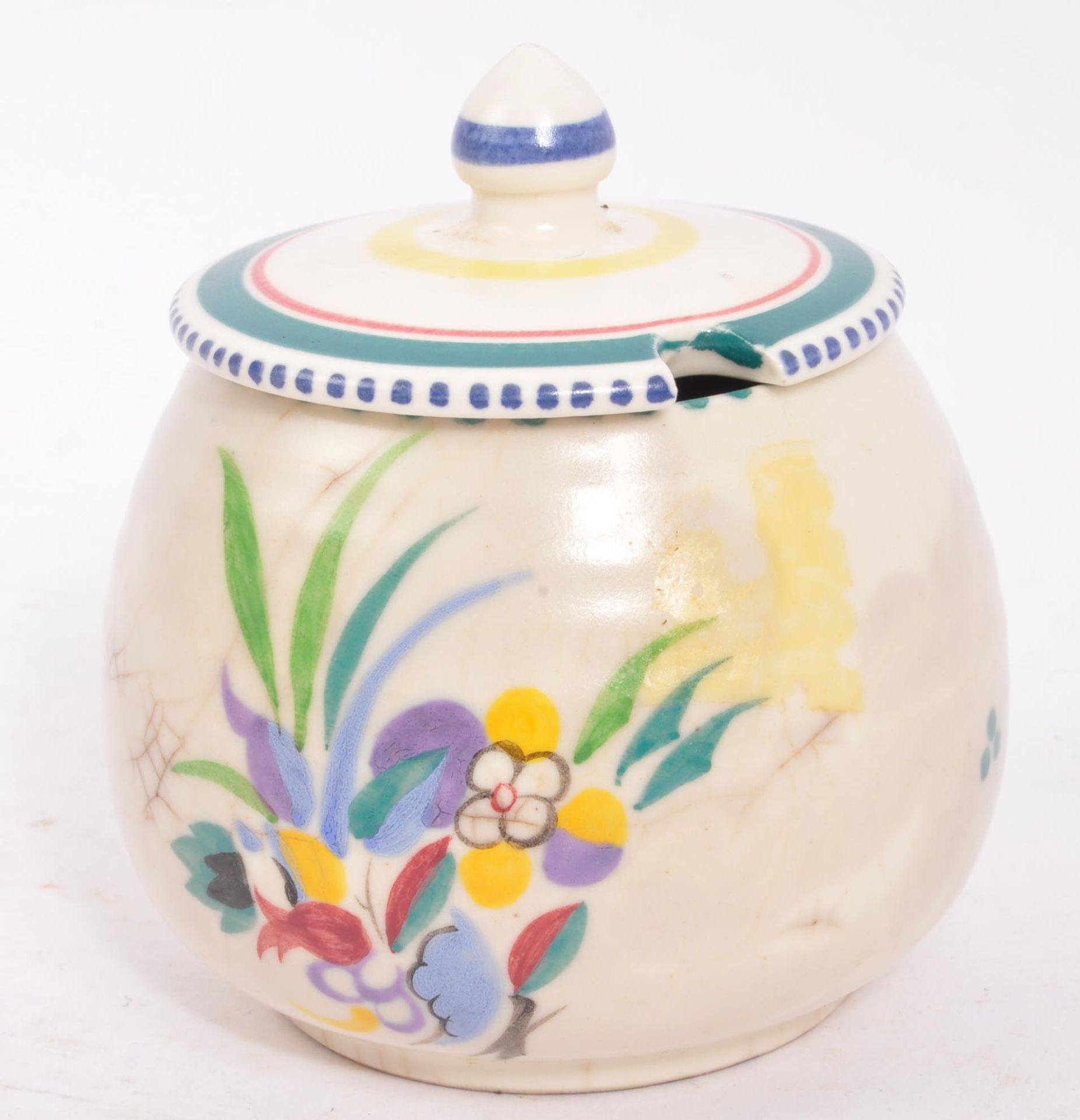 POOLE POTTERY - TRUDA CARTER DESIGNS - THREE VINTAGE LIDDED POTS - Image 4 of 7