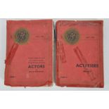 TWO 1950S SILVER SCREEN CASTING DIRECTORIES