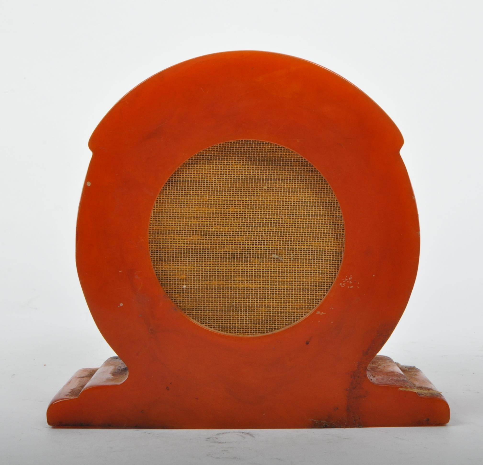 TWO ART DECO SPEAKERS -BUTTERSCOTCH BAKELITE - ORMOND - Image 4 of 5