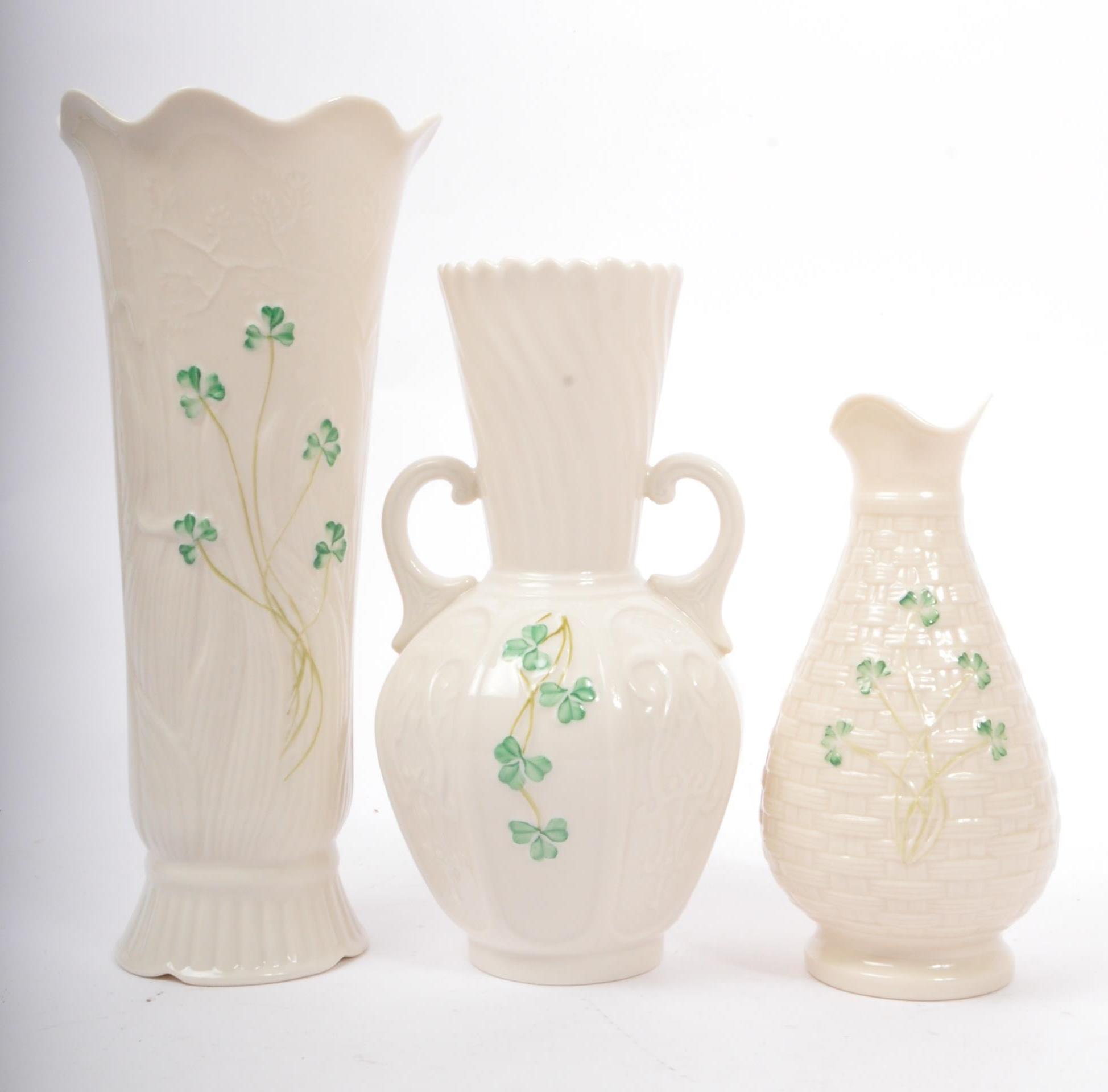 IRISH BELLEEK POTTERY - VINTAGE 20TH CENTURY - POTTERY ITEMS - Image 2 of 6