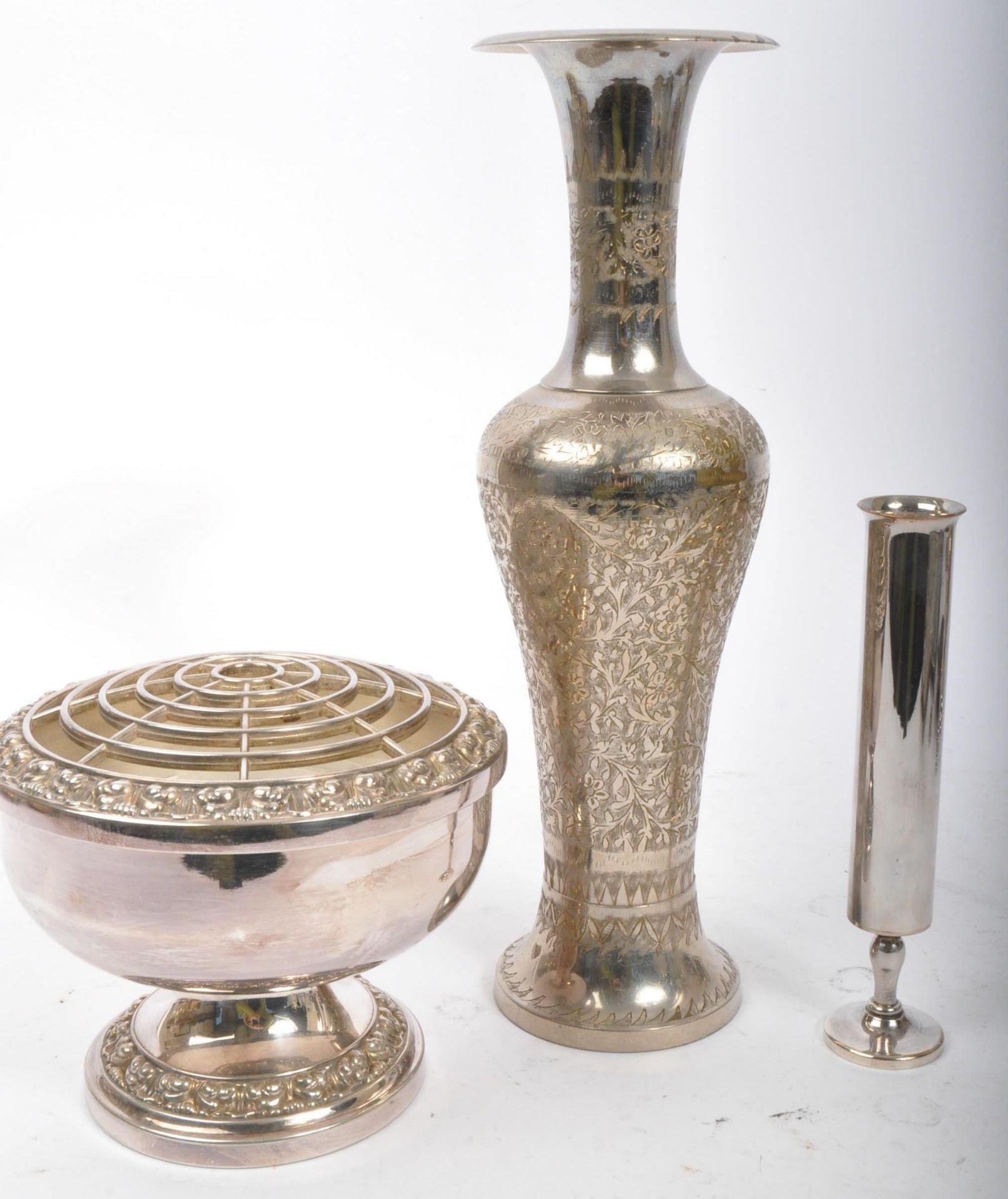 COLLECTION VICTORIAN & LATER SILVER PLATED ITEMS - Image 4 of 6