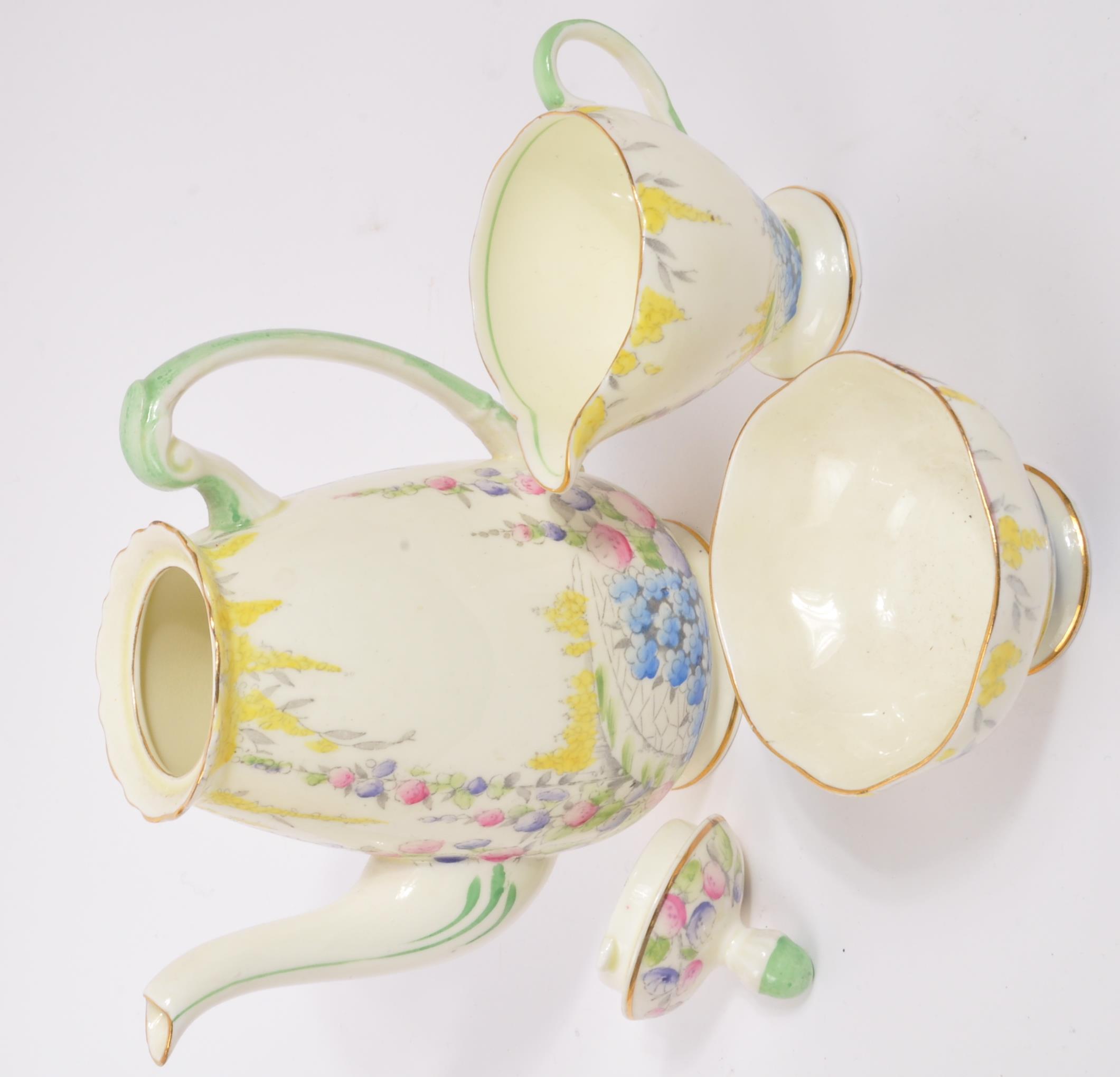 EARLY 20TH CENTURY FOLEY BONE CHINA HAND PAINTED COFFEE SET - Image 5 of 5