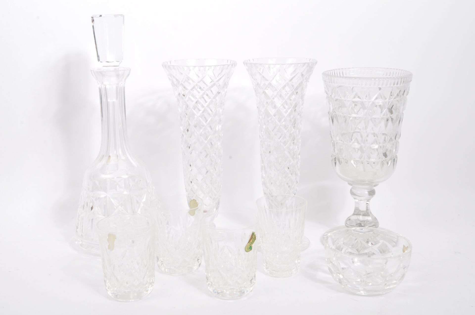 LARGE COLLECTION OF CUT GLASS - INC WATERFORD - KILKENNY - Image 4 of 6