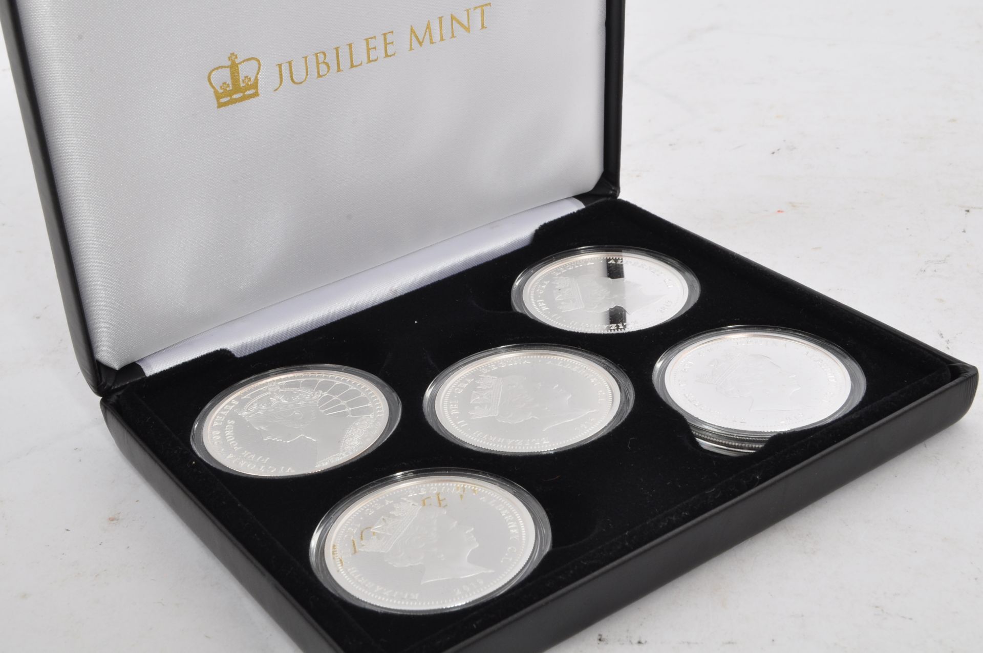 TWO JUBILEE MINT 2019 ANNIVERSARY SILVER PROOF COIN SETS - Image 3 of 7