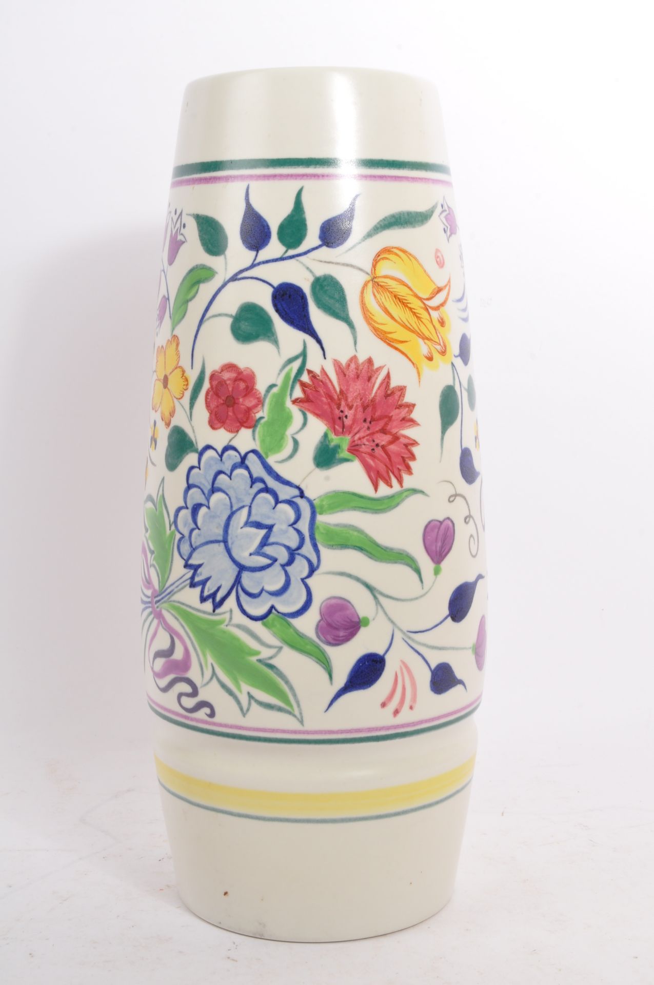 VINTAGE 1930'S ART DECO POOLE POTTERY TRUDA CARTER VASE