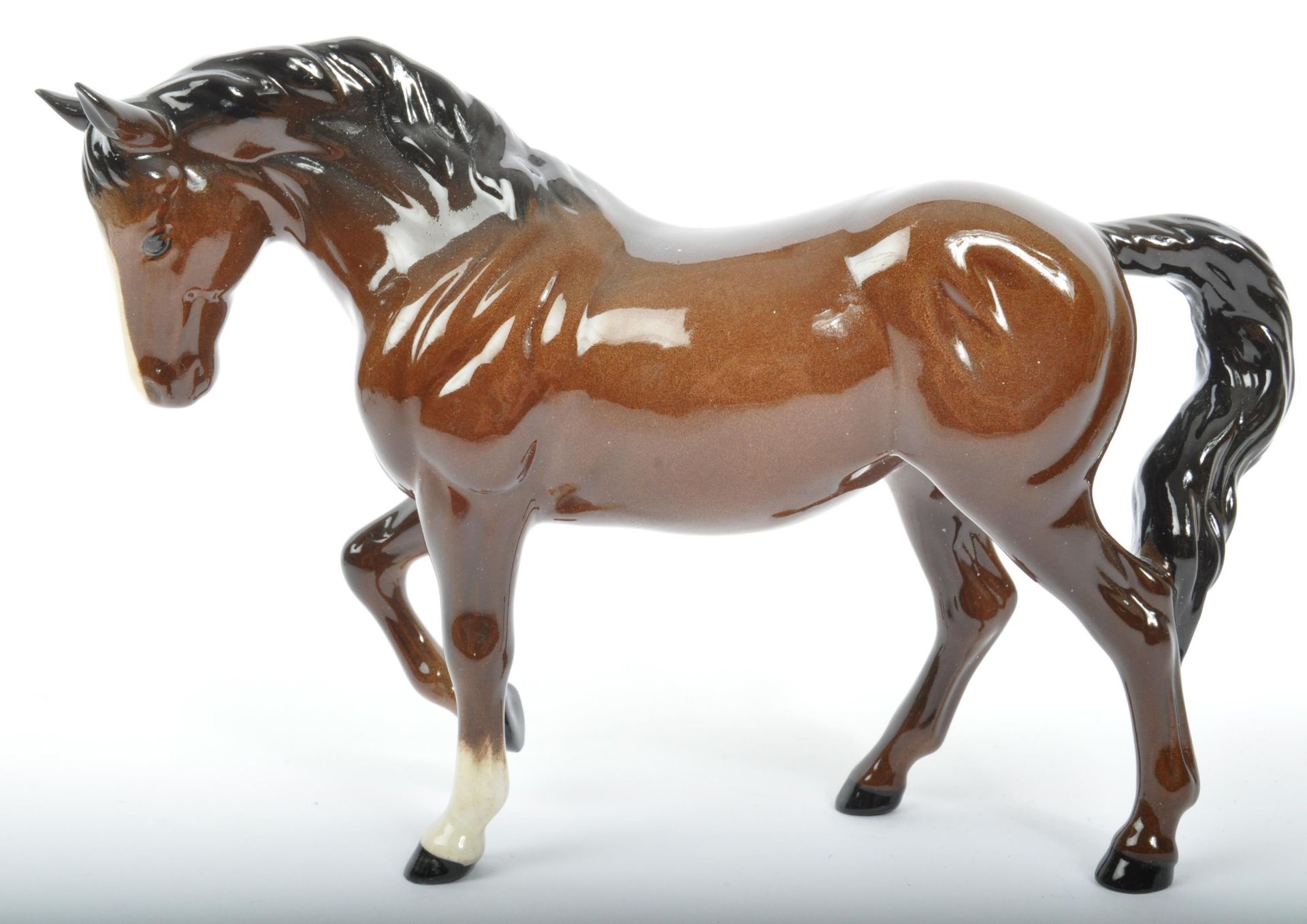 VINTAGE BESWICK & SYLVAC HORSE & DOG FIGURES - Image 7 of 7