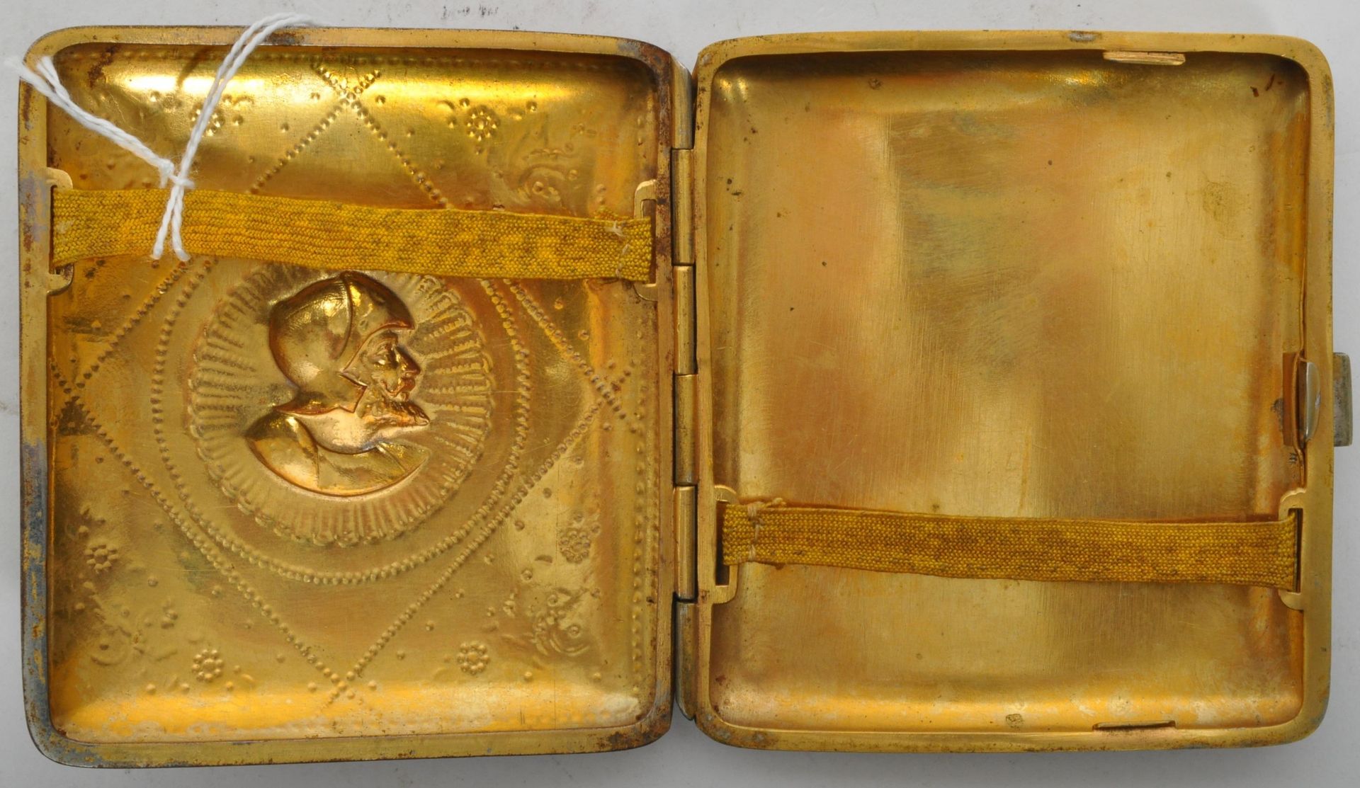 EARLY 20TH CENTURY TOLEDO GOLD INLAY CIGARETTE CASE - Bild 3 aus 5