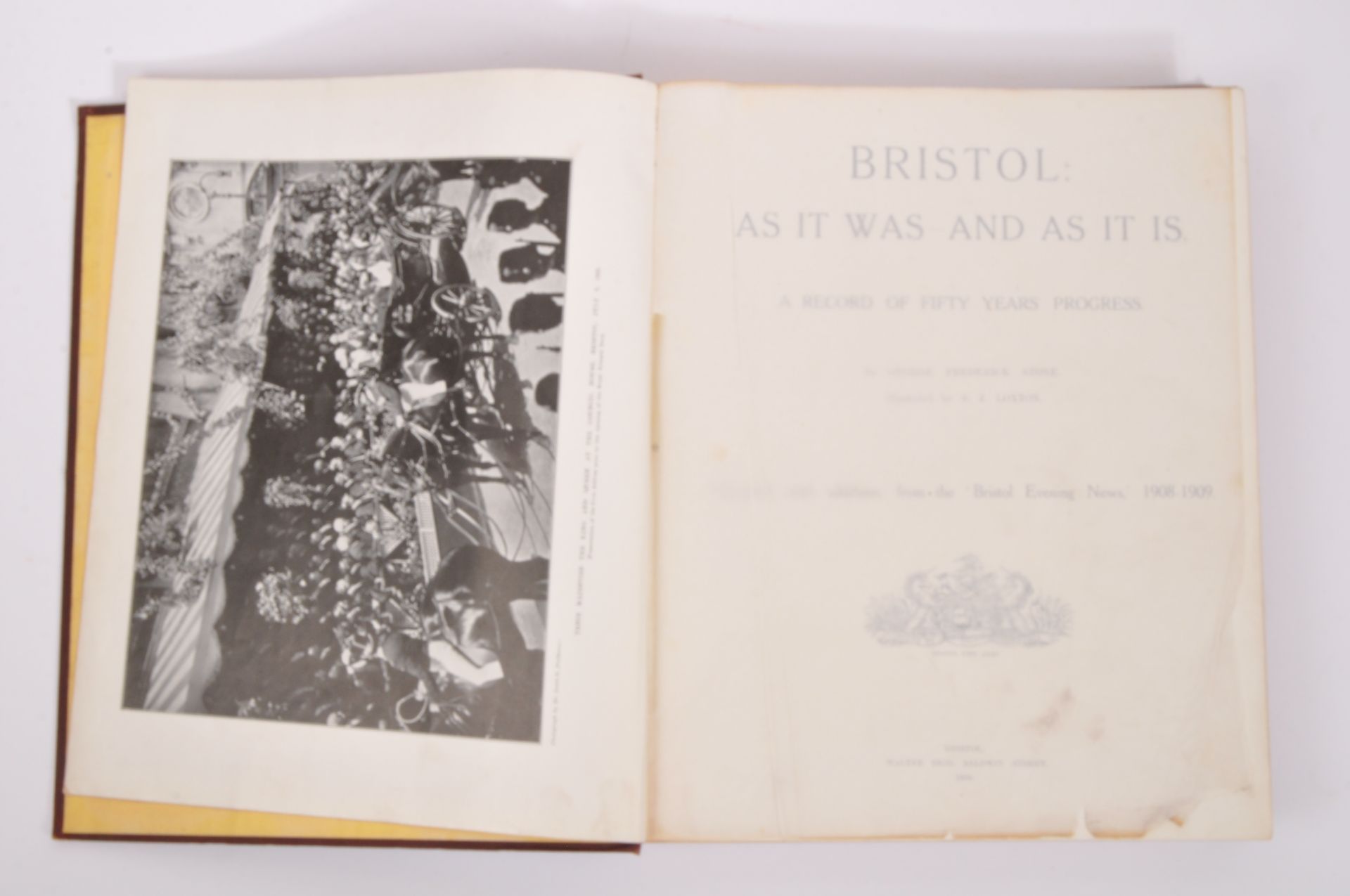 BRISTOL AS IT WAS AND AS IT IS - TWO HARDBACK BOOKS - Image 3 of 5