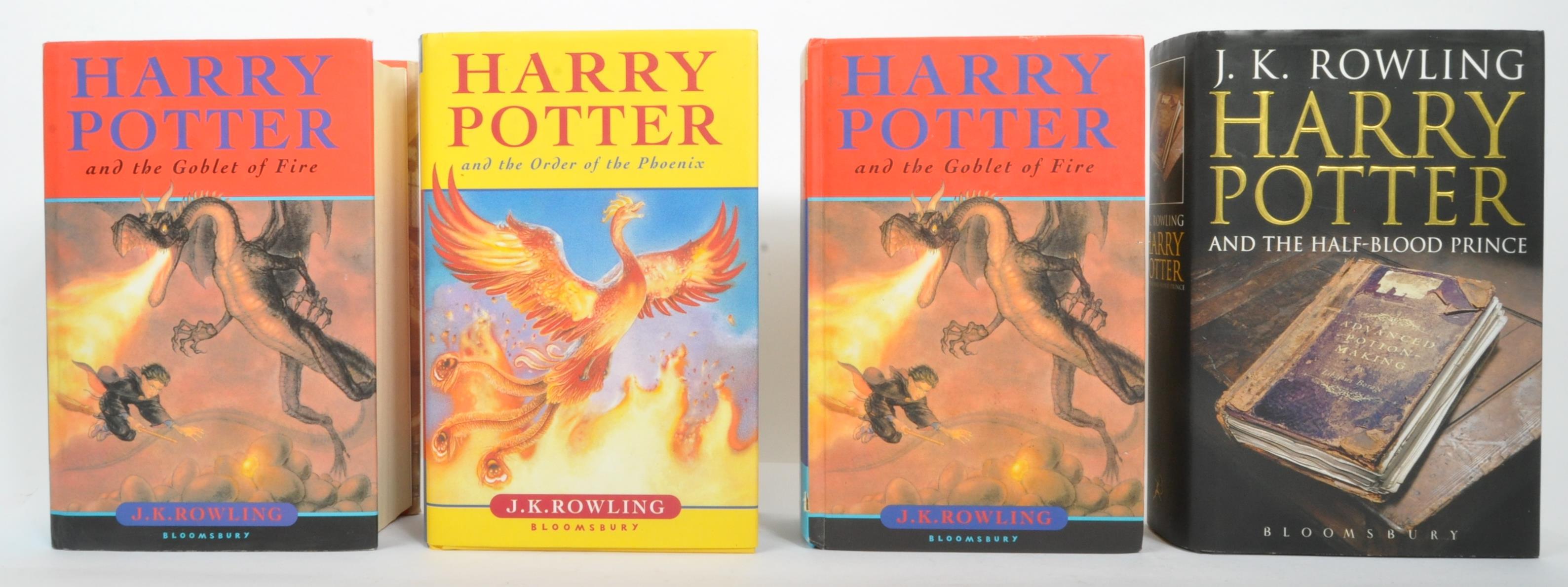 ROWLING J. K. - FOUR HARRY POTTER FIRST EDITION BOOKS