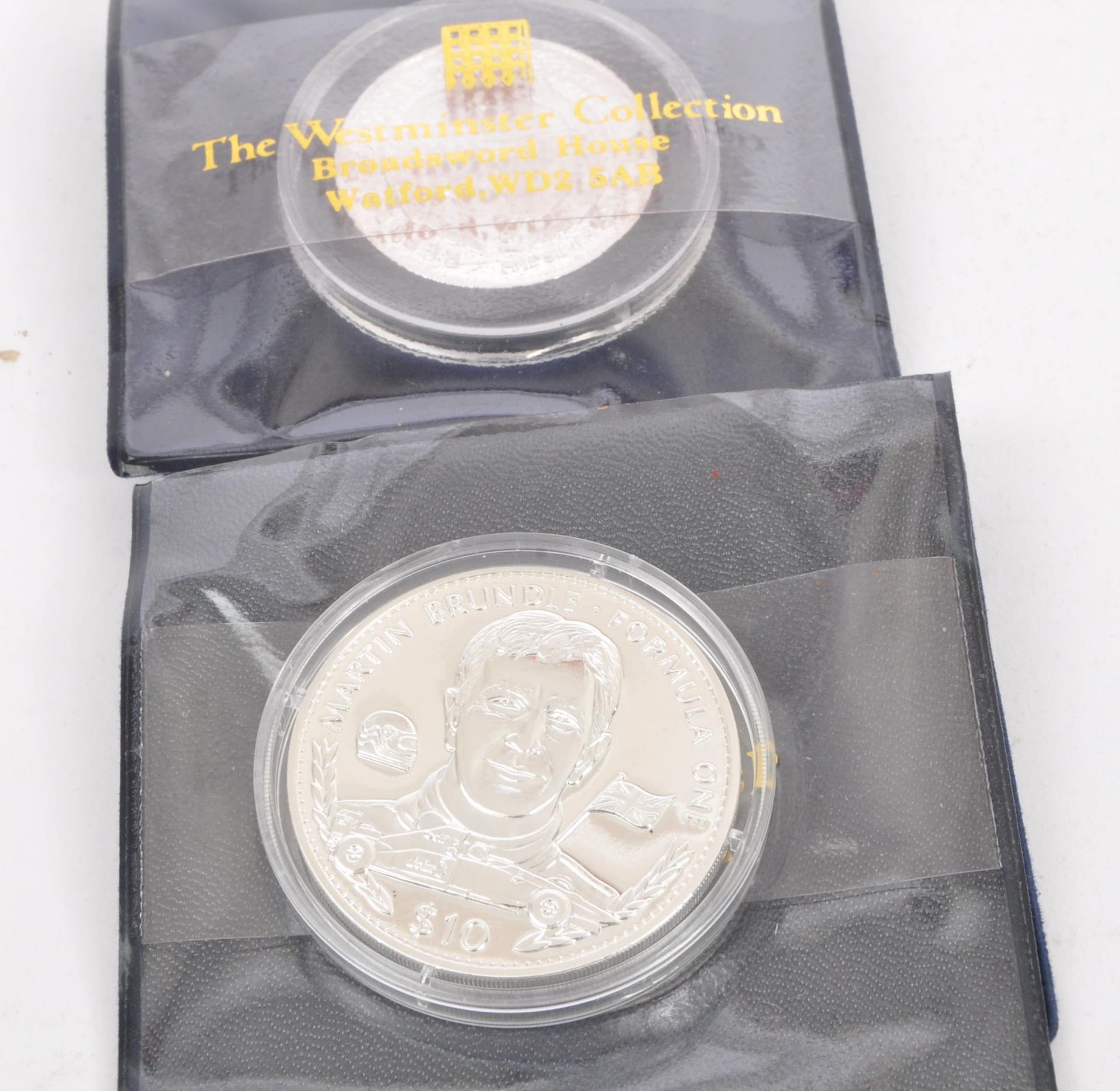 WESTMINSTER COLLECTION SILVER PROOF COINS - FORMULA 1 - Image 5 of 5