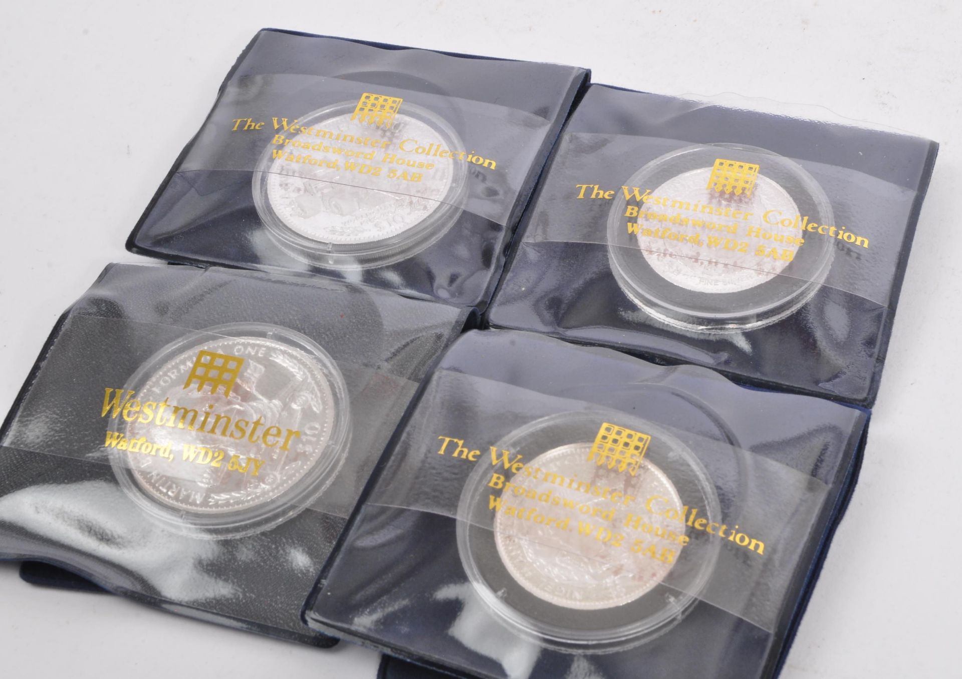 WESTMINSTER COLLECTION SILVER PROOF COINS - FORMULA 1