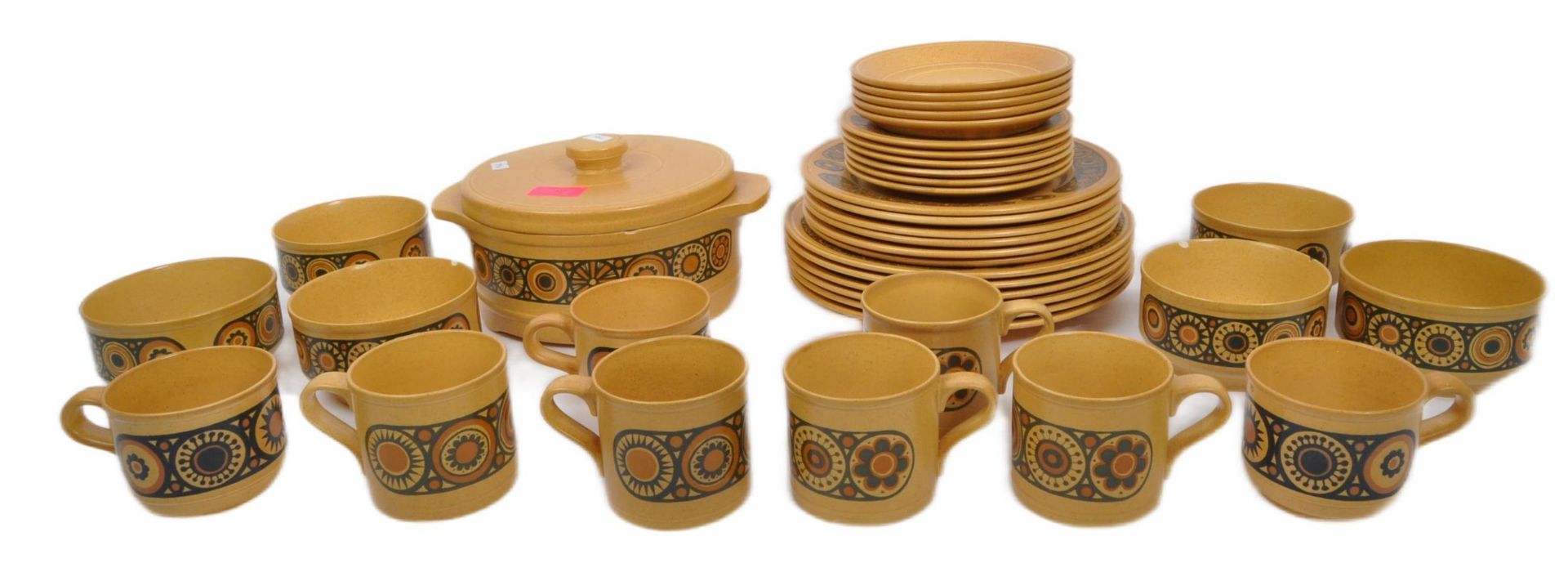 RETRO 1960S KILN KRAFT TEA & DINNER SERVICE