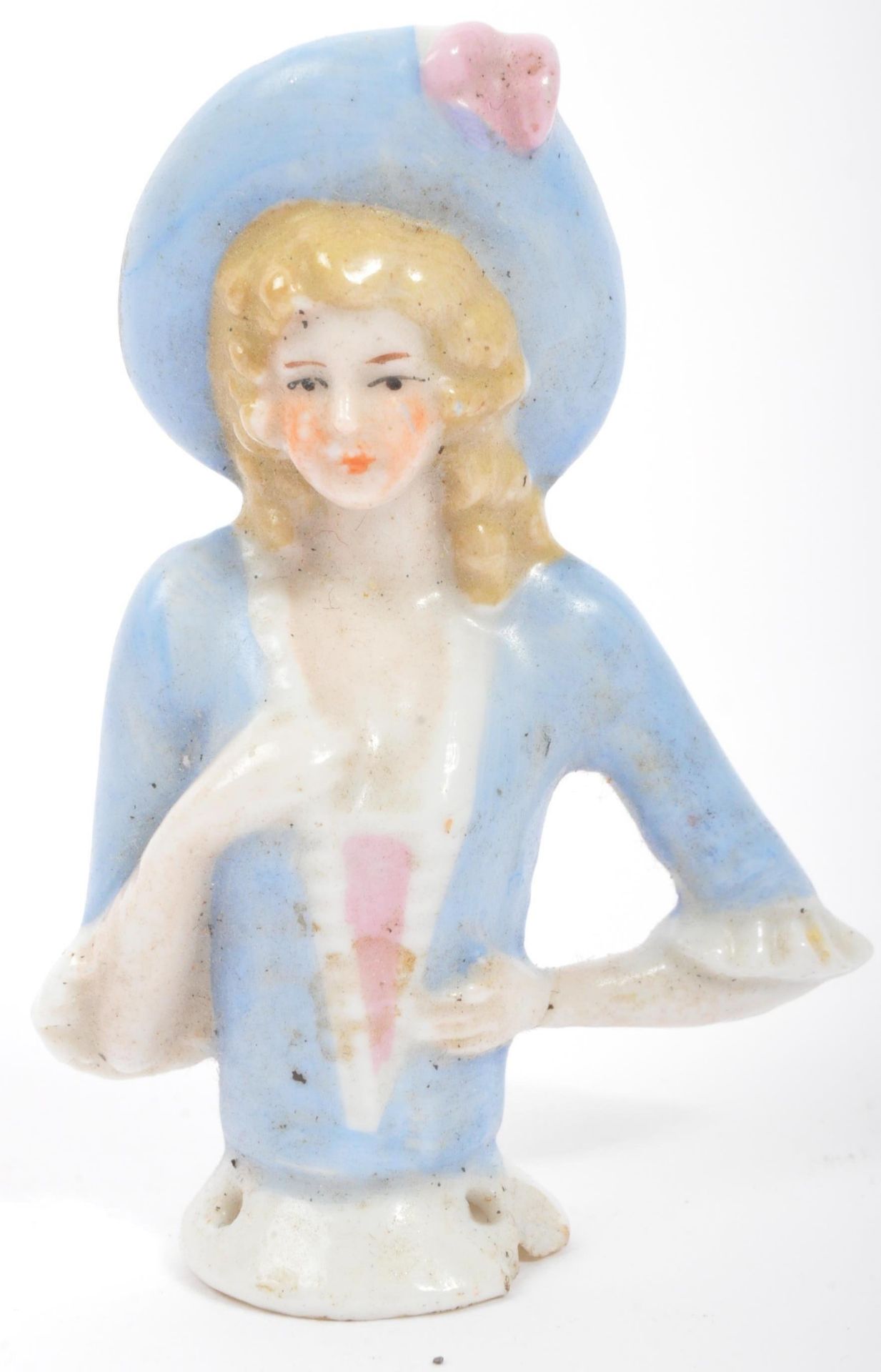 ROYAL DOULTON FIGURINE & CONTINENTAL BISQUE FIGURE HEADS - Image 6 of 9