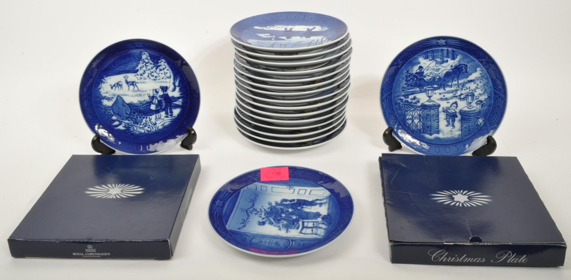 COLLECTION OF ROYAL COPENHAGEN CHRISTMAS PLATES