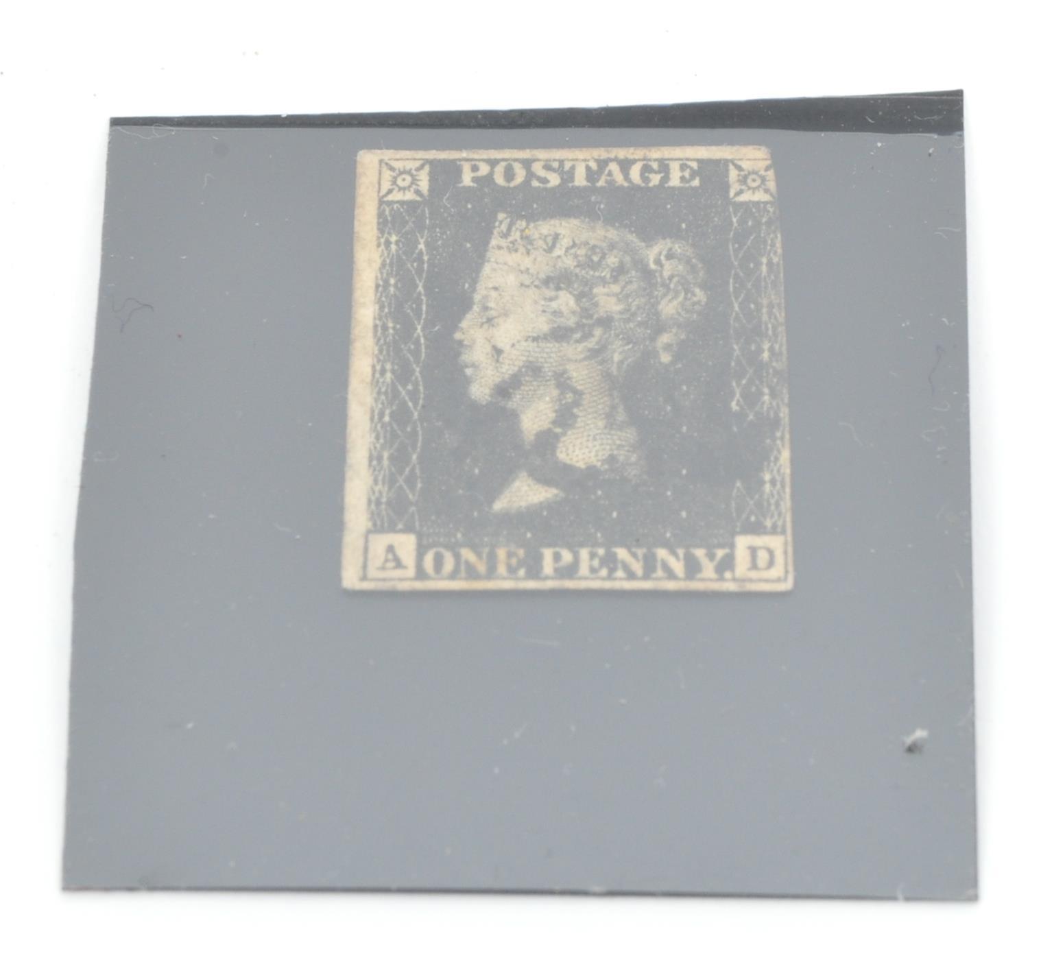 VICTORIAN POSTAGE STAMPS - INC PENNY BLACK - SIX STAMPS - Image 2 of 3