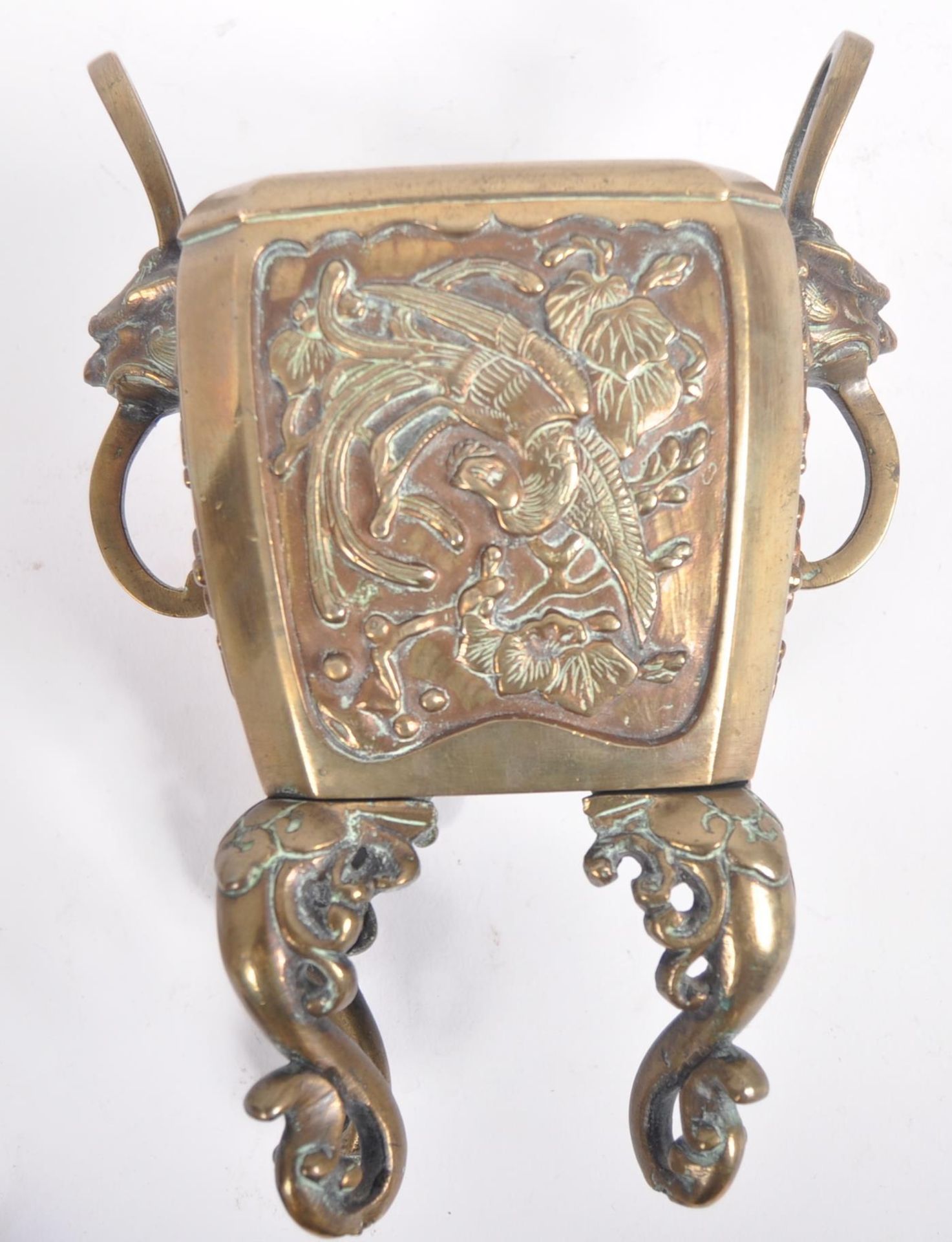 EARLY 20TH CENTURY CHINESE BRONZE CENSER - Bild 2 aus 10