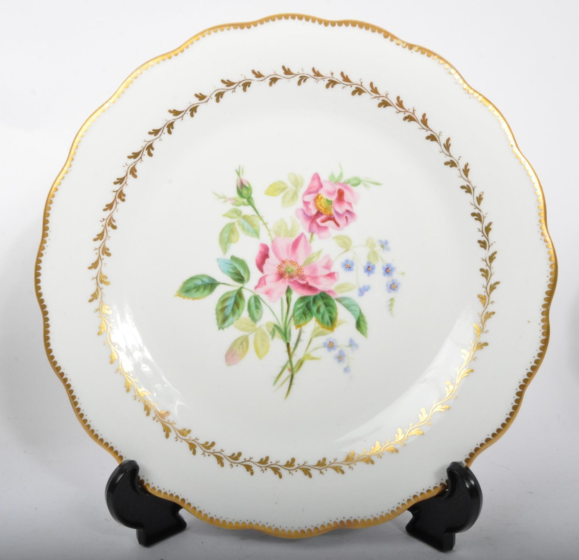 VICTORIAN BONE CHINA ENGLISH DESSERT SERVICE - Image 5 of 5