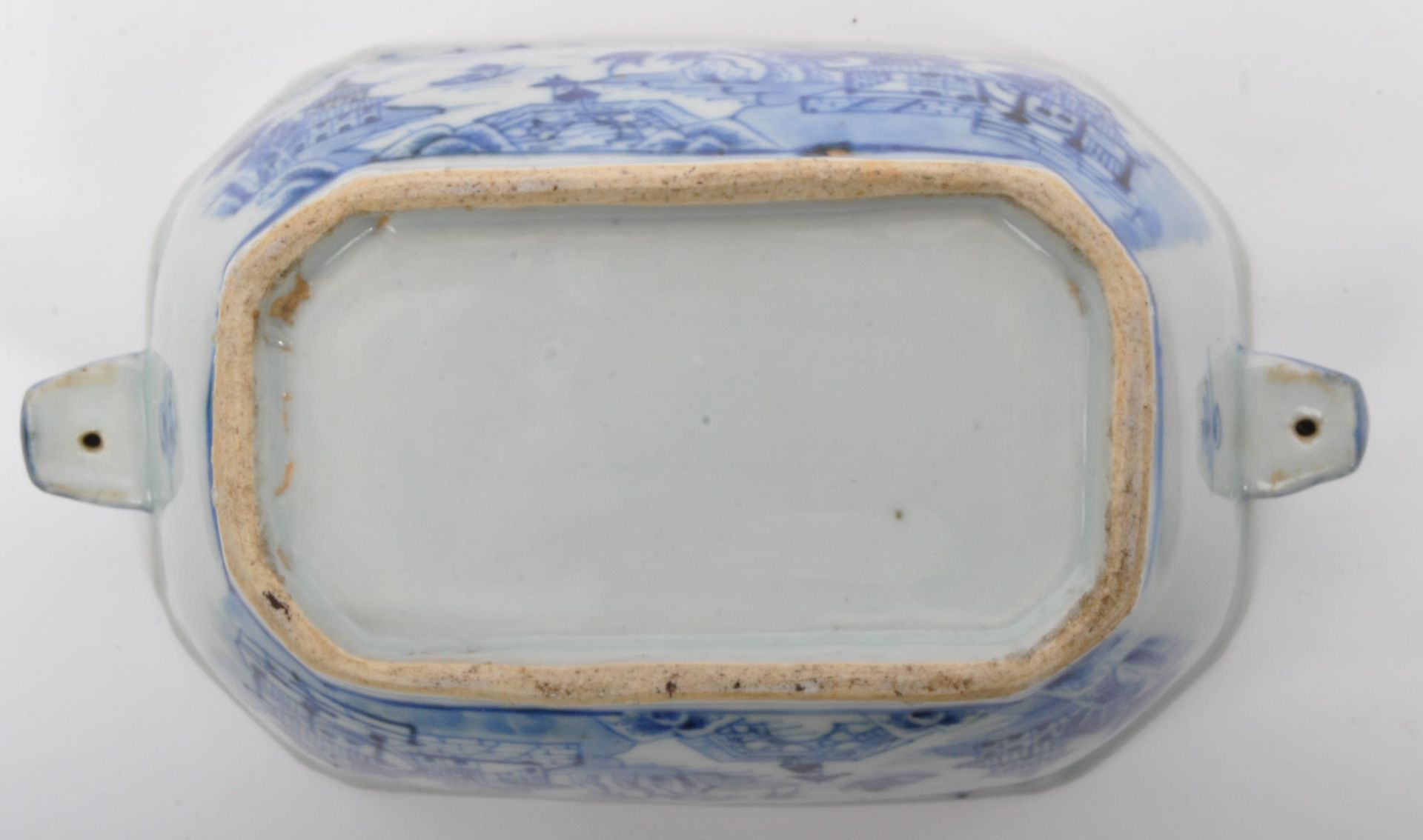 19TH CENTURY CHINESE BLUE & WHITE CHINA DISH - Image 3 of 5