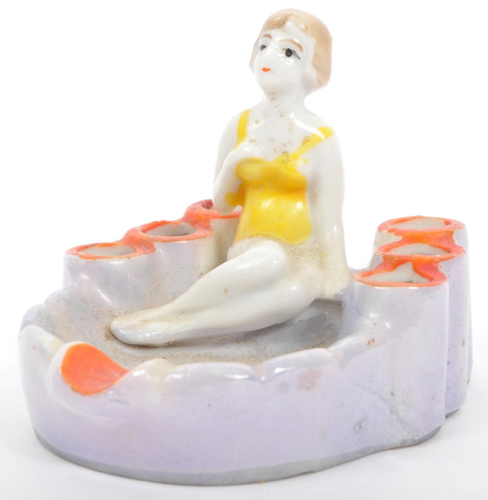 ROYAL DOULTON FIGURINE & CONTINENTAL BISQUE FIGURE HEADS - Image 7 of 9