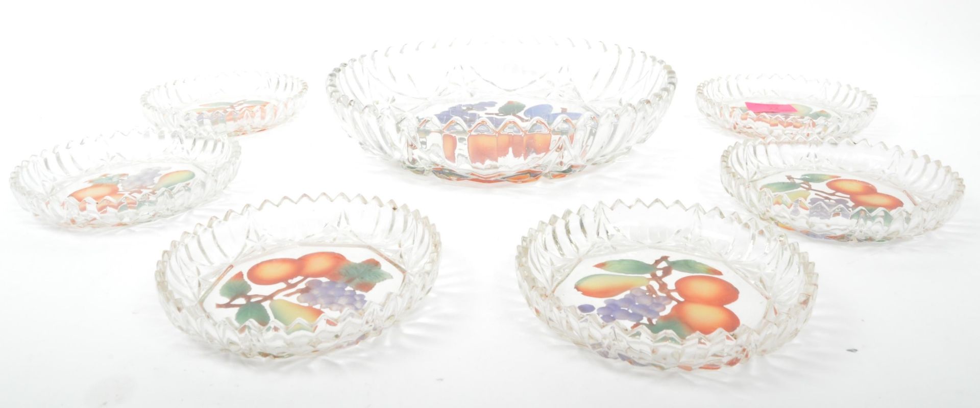 1940S CARNIVAL DEPRESSION GLASS PLATES & DISHES - Bild 6 aus 7