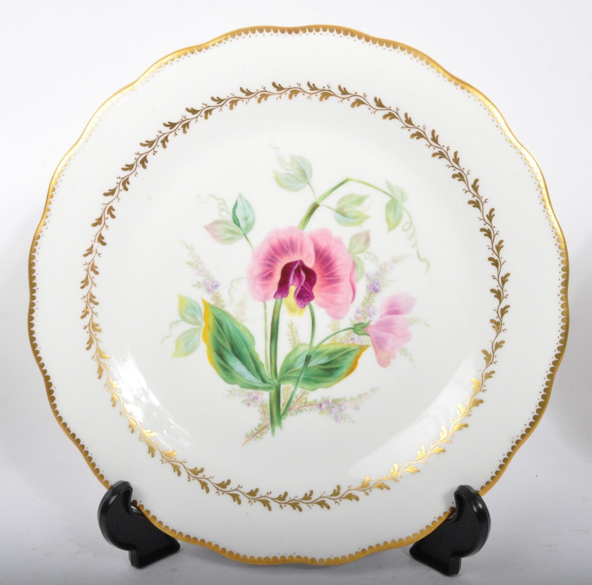 VICTORIAN BONE CHINA ENGLISH DESSERT SERVICE - Image 4 of 5