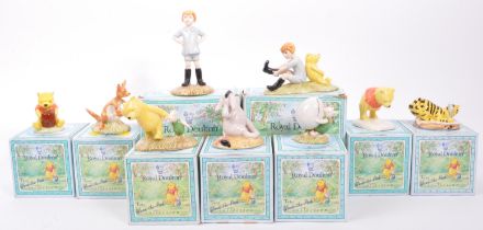 COLLECTION OF ROYAL DOULTON WINNIE THE POOH FIGURES