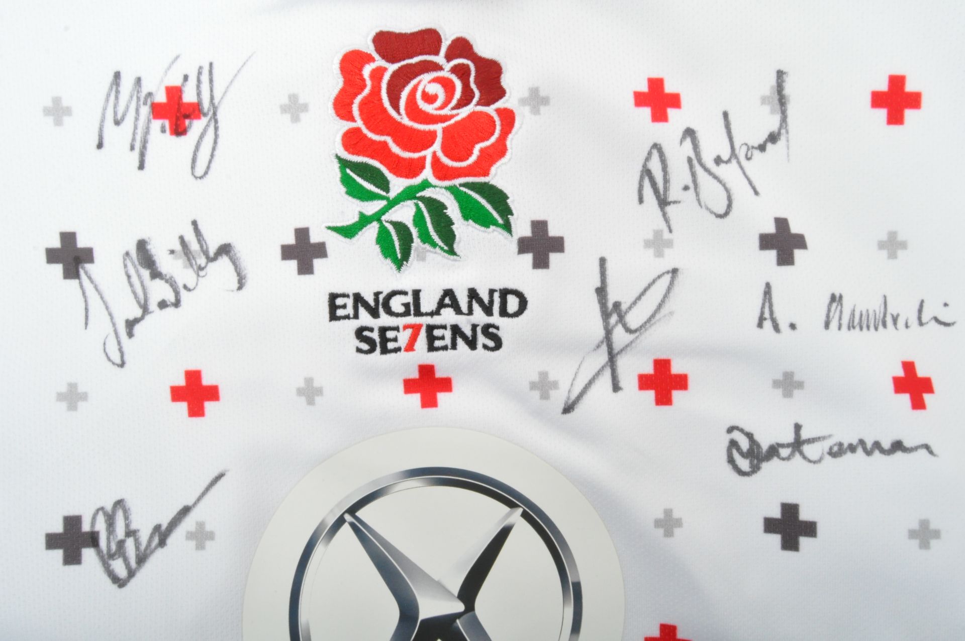 SIGNED 2016 OLYMPIC TEAM - 2013 ENGLAND RUGBY SEVENS SHIRT - Image 4 of 5